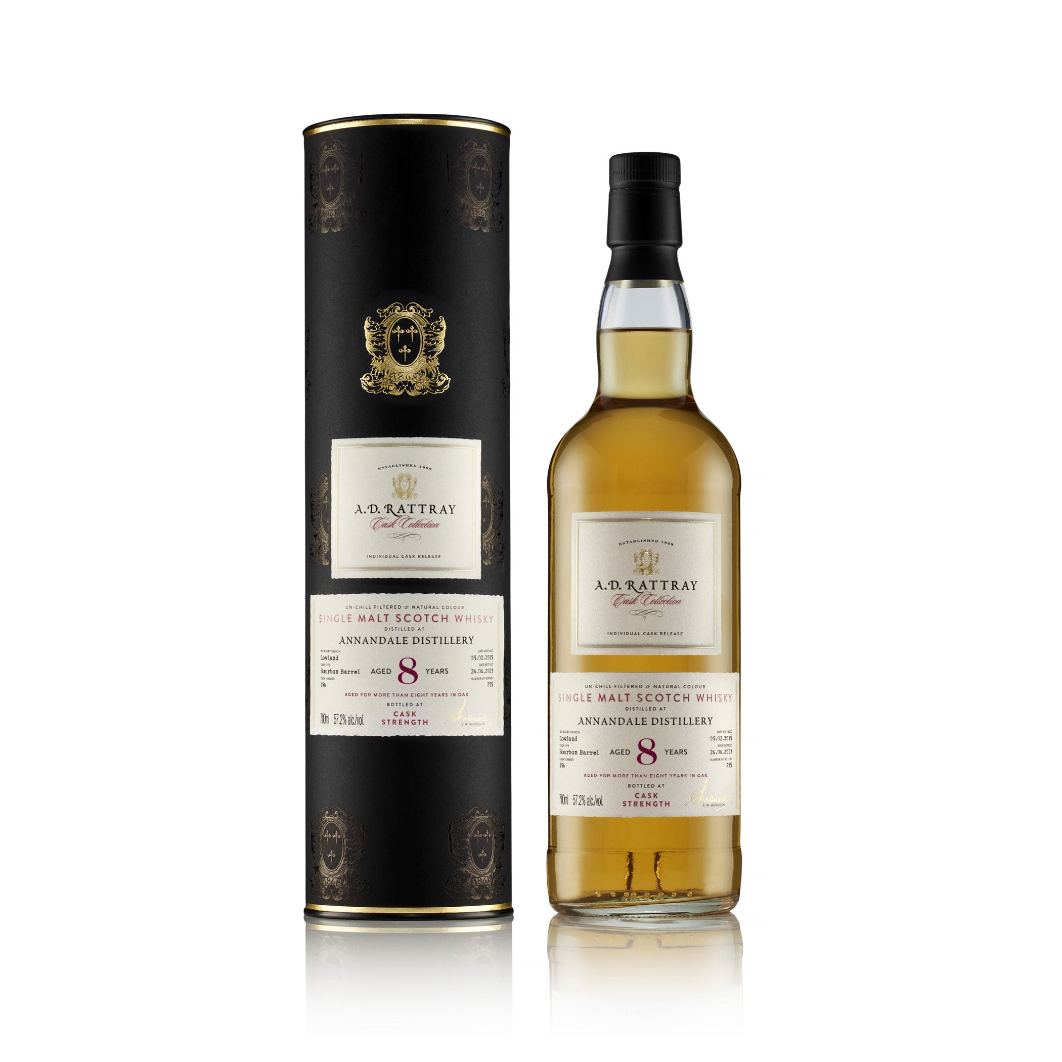 Annandale 2015 - 8 Jahre - Cask Collection - A.D. Rattray - Single Malt Scotch Whisky