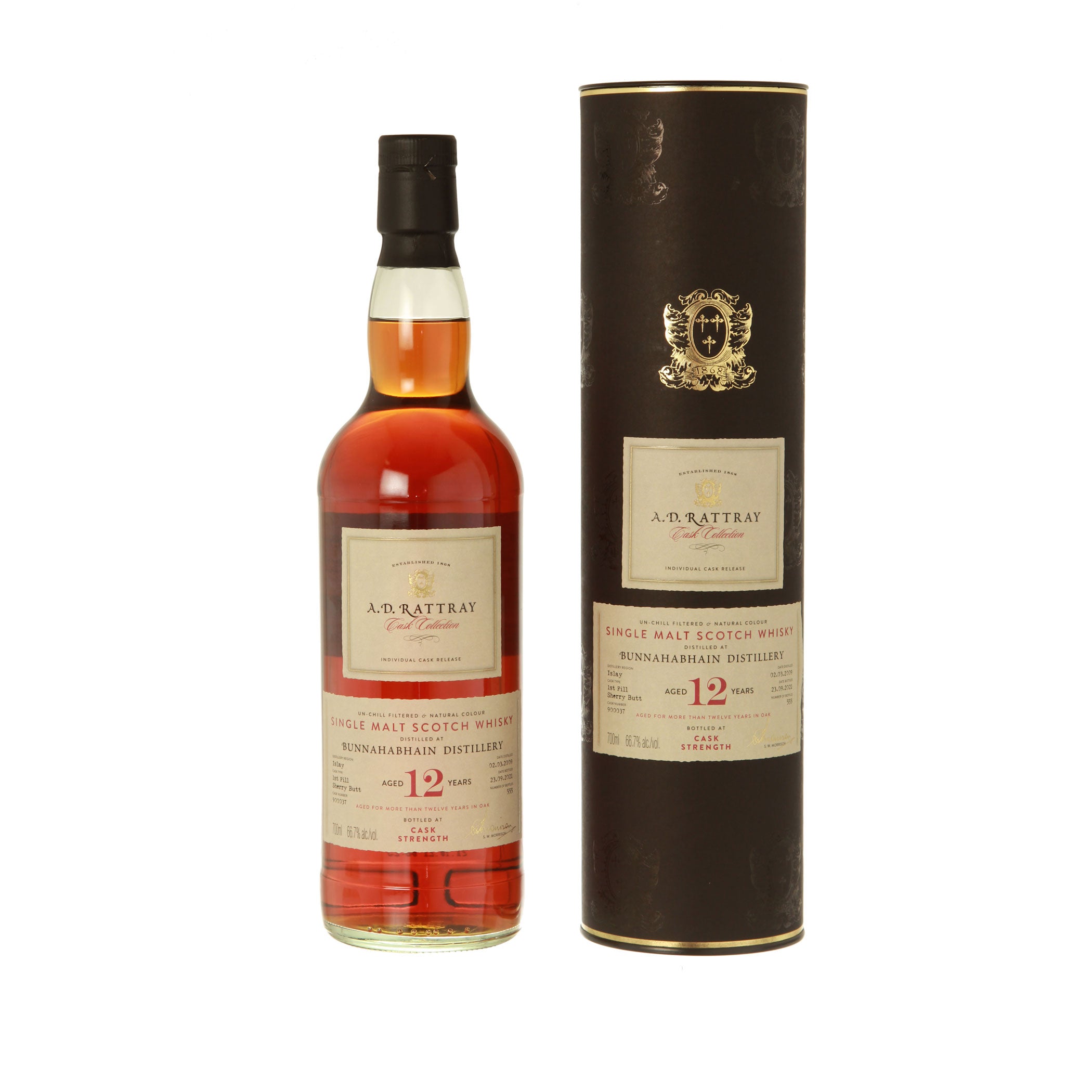 Bunnahabhain 12 Jahre 2009/2021 Sherry Cask A.D. Rattray