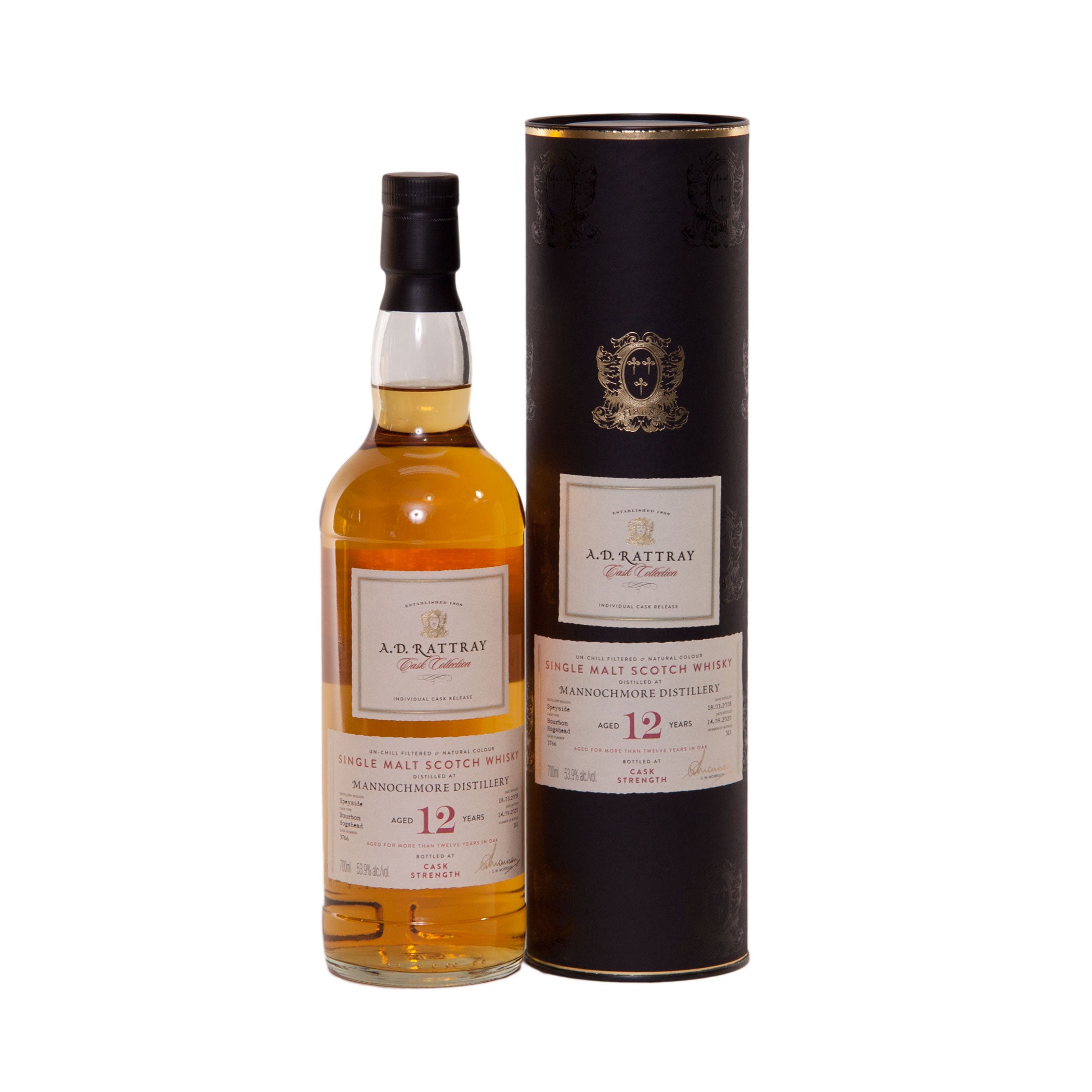 Mannochmore, A.D.Rattray, 2008, 12 Years Old, 53.9%