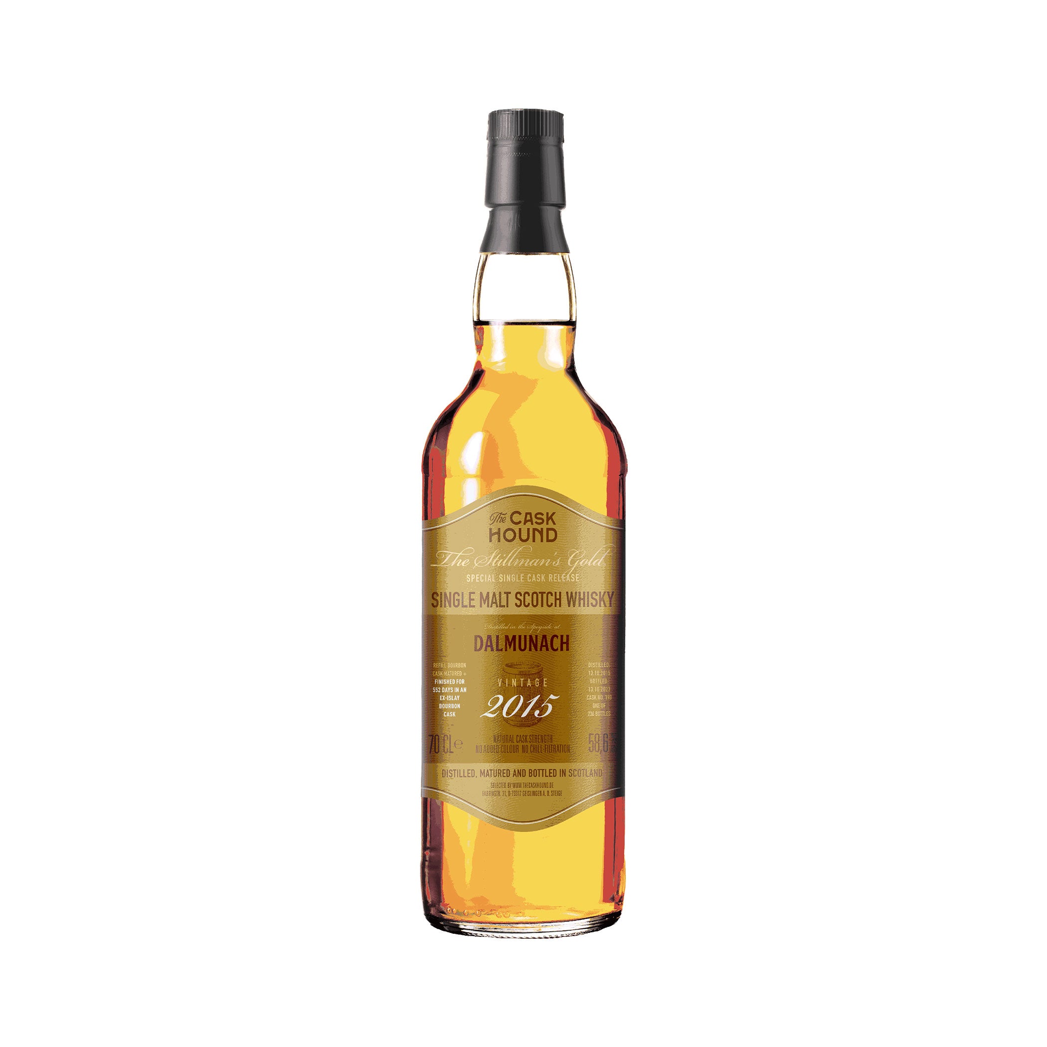 Dalmunach 2015/2023 - 8 Jahre - The Stillman's Gold - Ex-Islay Cask Finish - The Caskhound