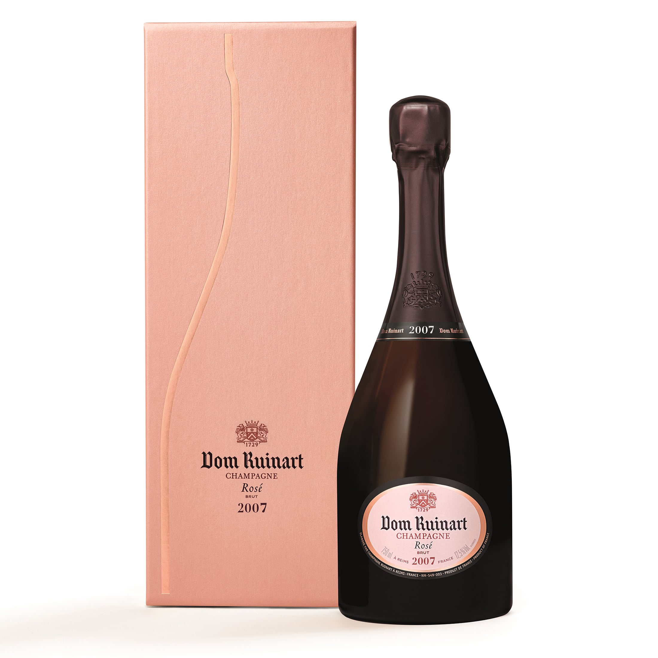 Dom Ruinart Rosé 2007 Champagne (0.75 L) with Gift Box