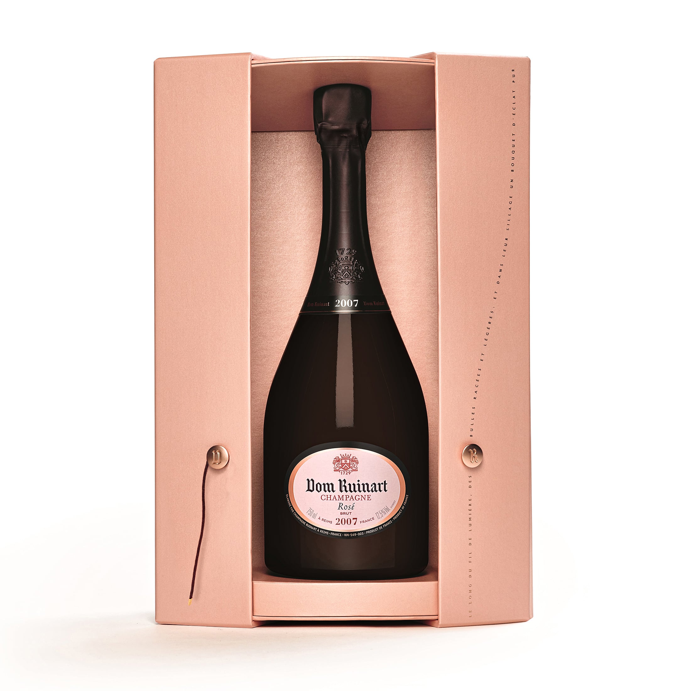 Dom Ruinart Rosé 2007 Champagne (0.75 L) with Gift Box