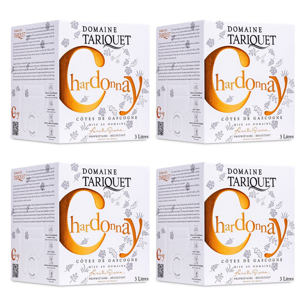 Domaine Tariquet - Vin blanc Chardonnay - Côtes de Gascogne IGP - trocken - Bag-in-Box 3L