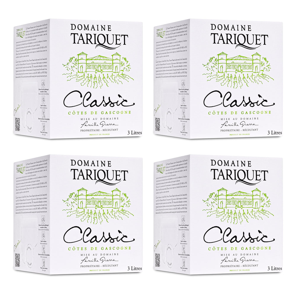 Domaine Tariquet - Vin blanc Classic - Côtes de Gascogne IGP - trocken - Bag-in-Box 3L