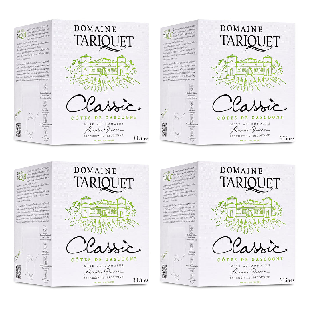 Domaine Tariquet - Classic White Wine - Côtes de Gascogne PGI - dry - 3L Bag-in-Box