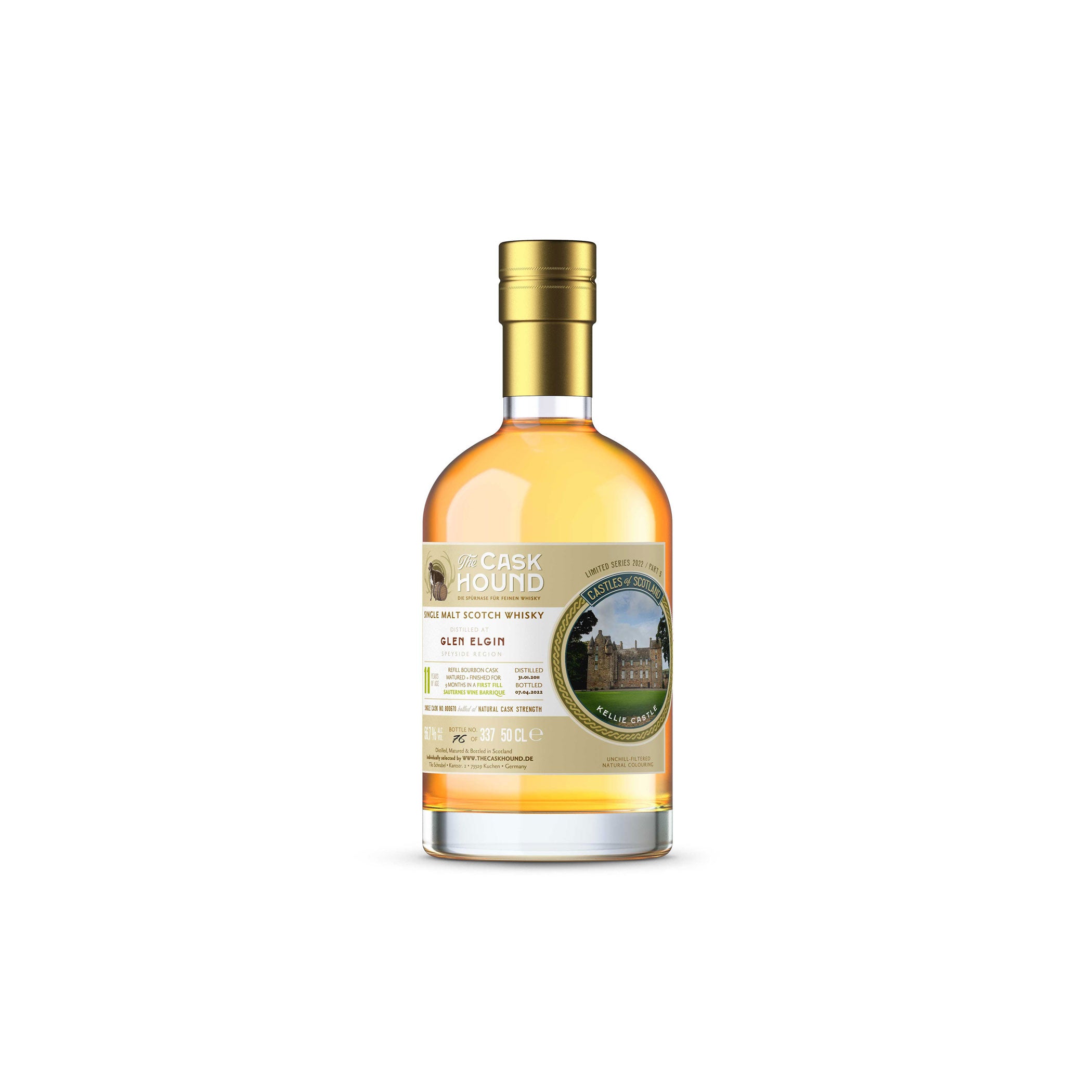 Glen Elgin Speyside Single Malt Scotch Whisky, 11 Jahre alt (2011/2022) - The Caskhound