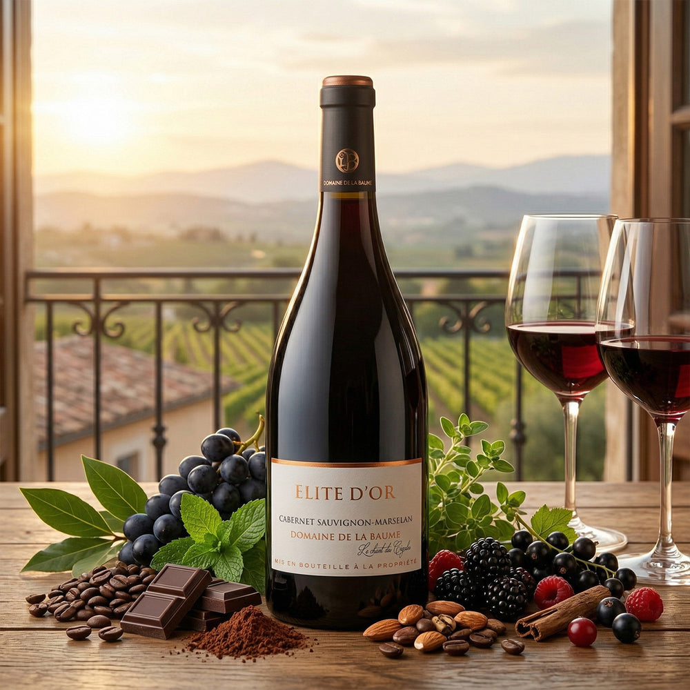 Domaine de la Baume Elite d'Or Cabernet/Marselan IGP Vin de Pays d'Oc 2024 0.75 L 14.5% vol.