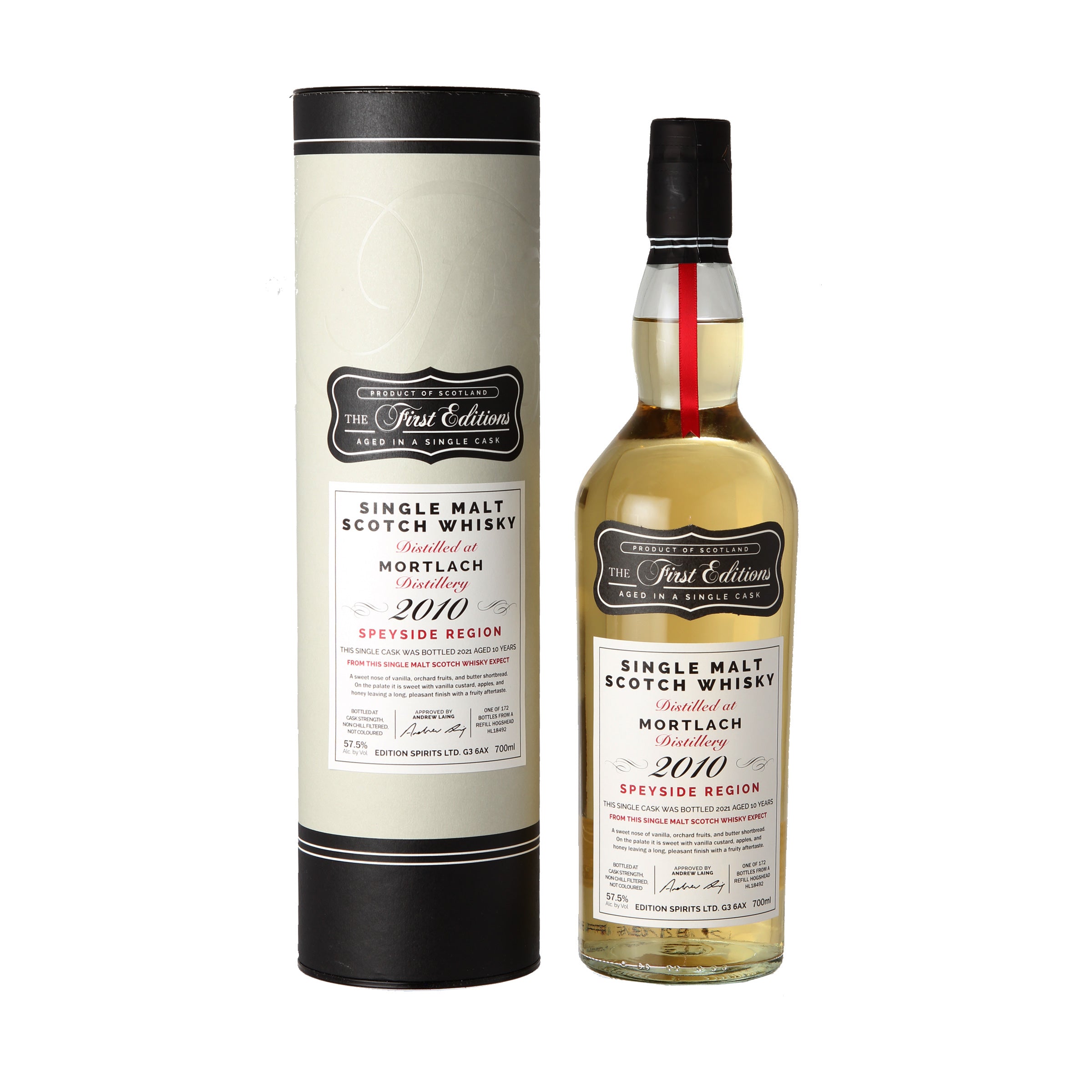 Mortlach, 2010, 10 y.o., 57,5 %, Refill Hogshead