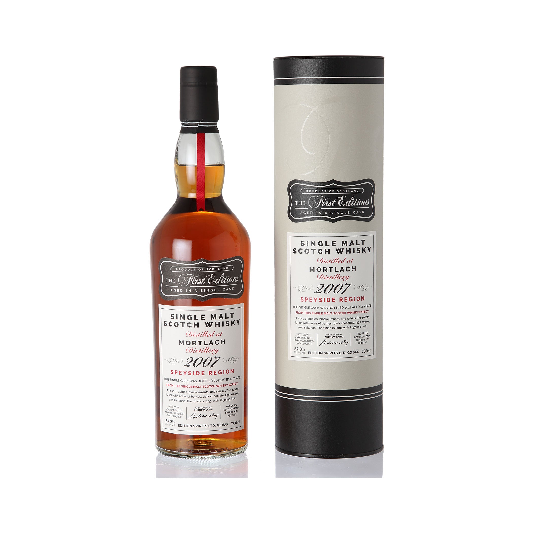 Mortlach, First Editions, 2007, 14 Jahre, Sherry Butt