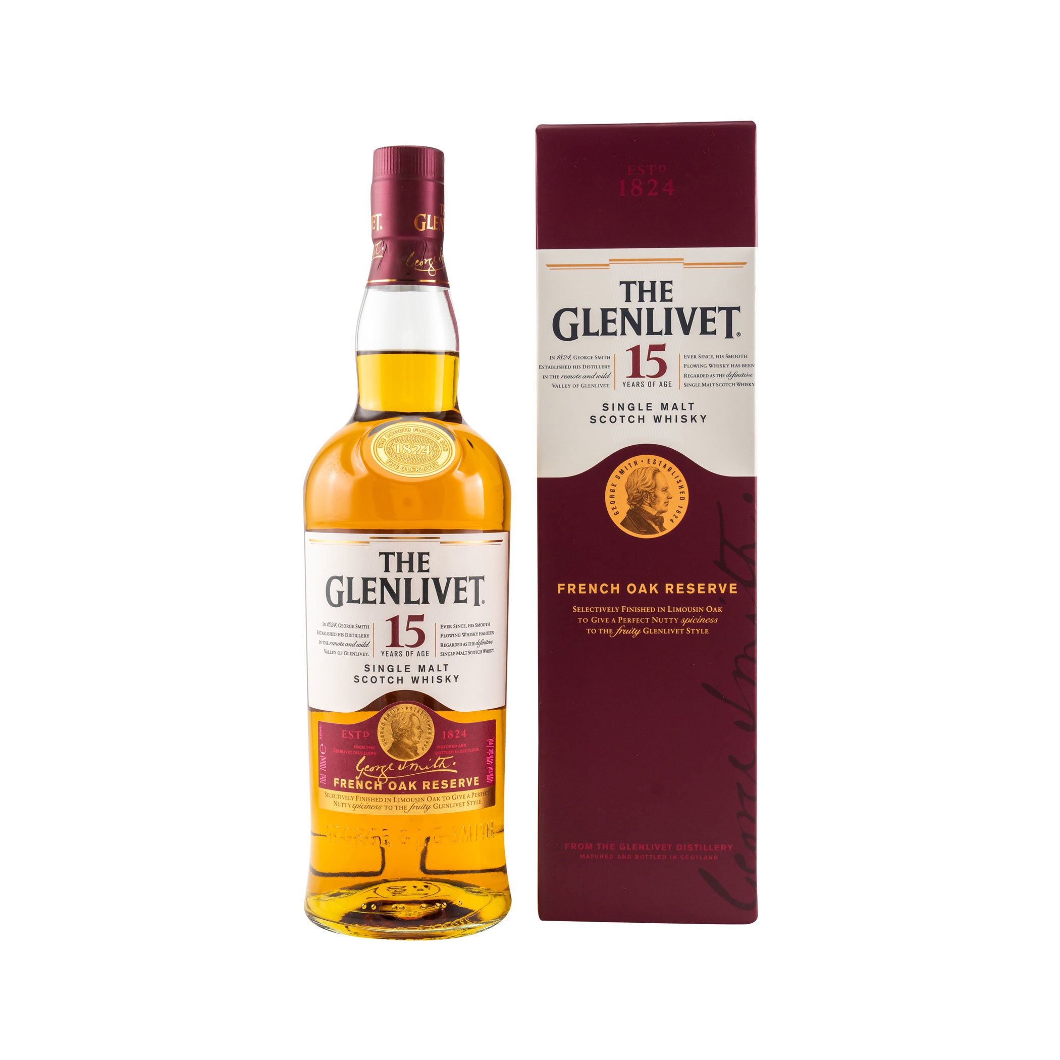 The Glenlivet 15 Jahre – French Oak Reserve Scotch Single Malt Whisky