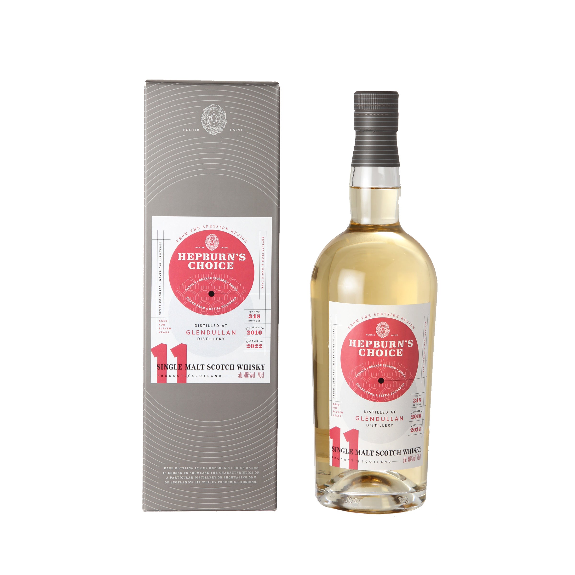 Glendullan, 2010, 11 y.o., 46 %, Refill Hogshead
