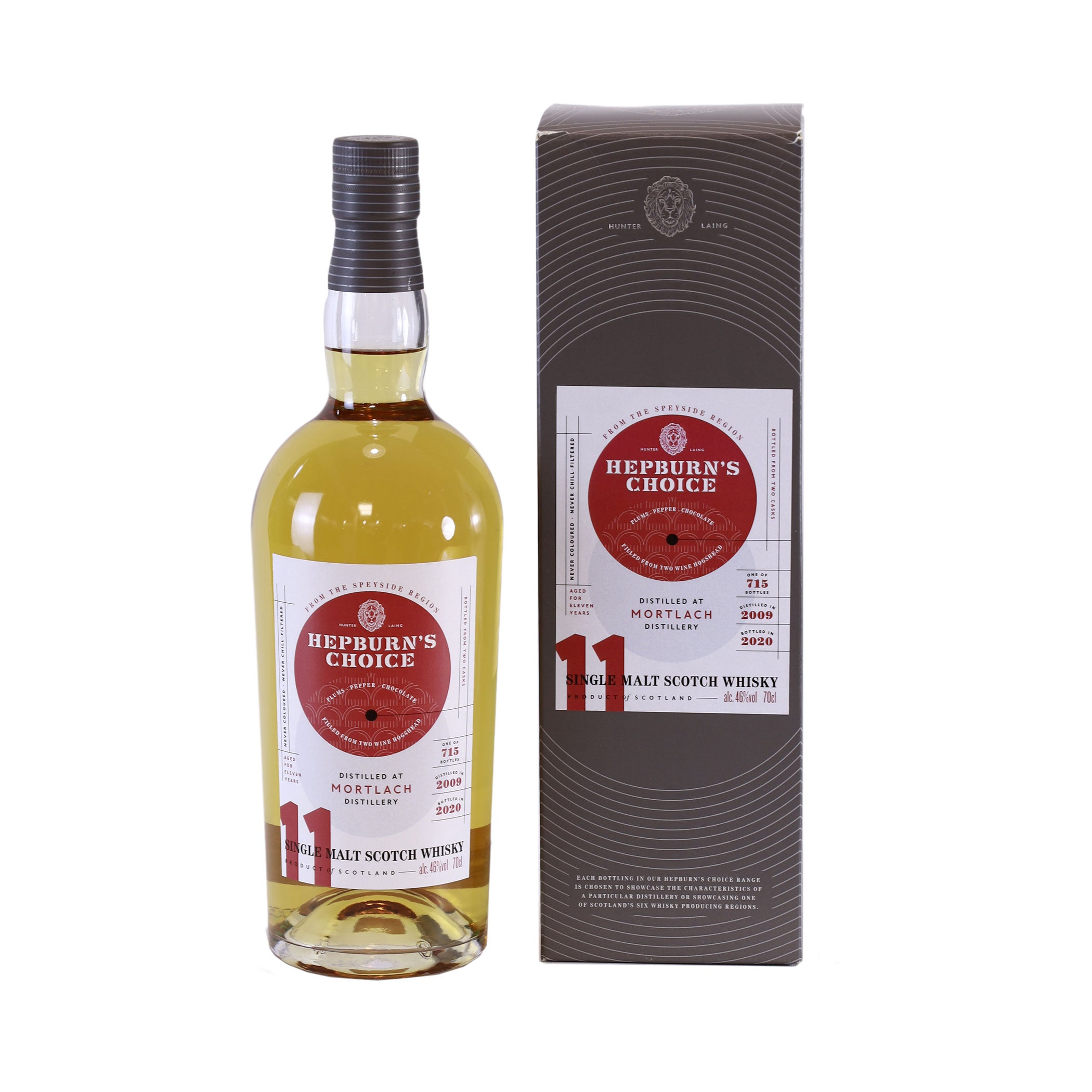Mortlach Hepburn's Choice wine finish 2009/2020 11 Jahre, 46%