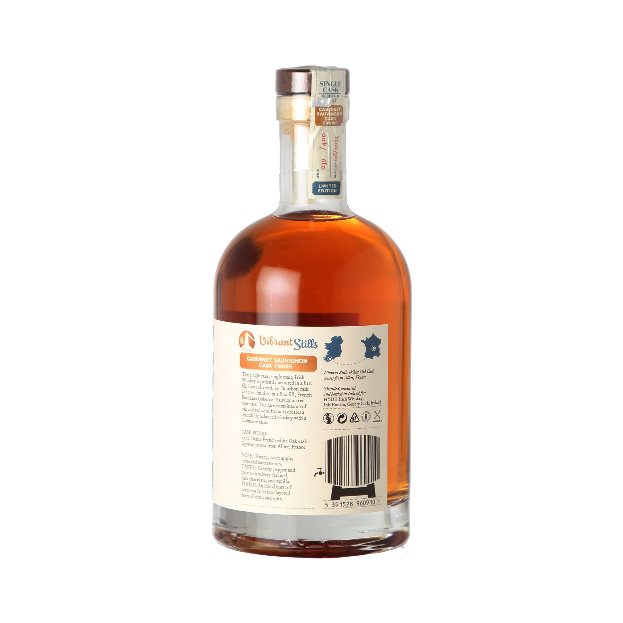 Hyde - Vibrant Stills - Single Cask (Cabernet Sauvignon Finish) Single Malt - Single Malt Whiskey