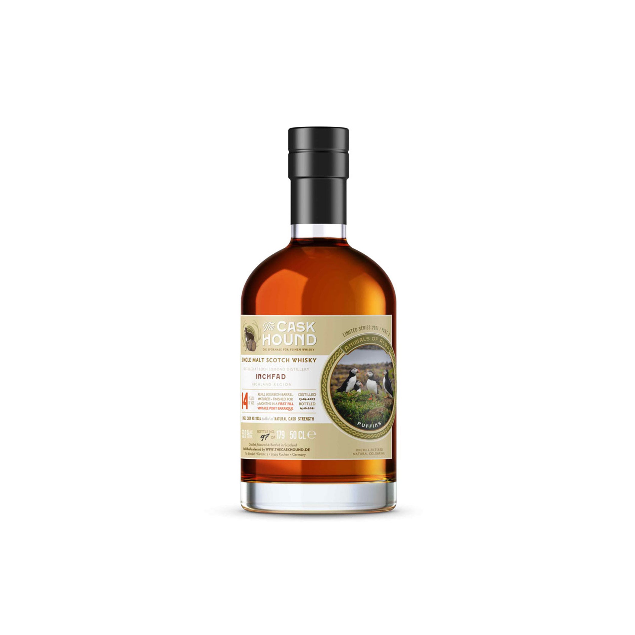 Inchfad 2007 - 14 Jahre - 0,5l - 1st Fill Port Finish - The Caskhound -