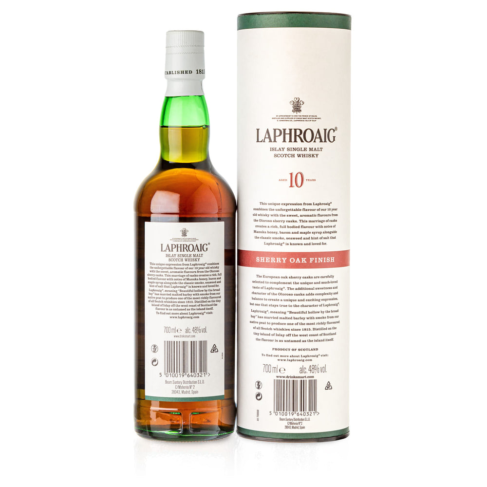 Laphroaig Single Malt Whisky 10 Jahre Sherry Oak