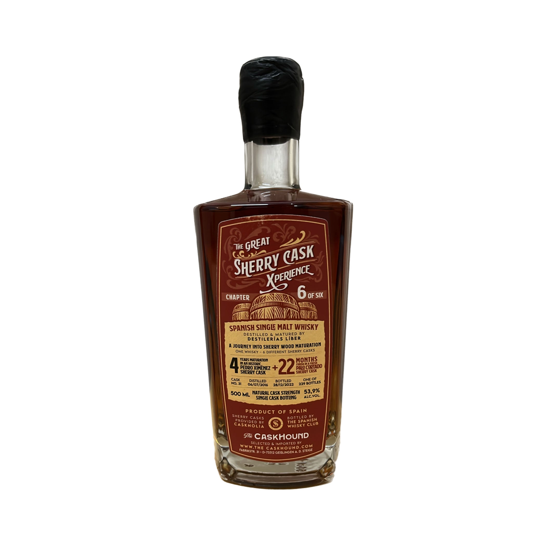 The Great Sherry Cask Xperience - 6 Spanische Single Malt Whisky - The Caskhound