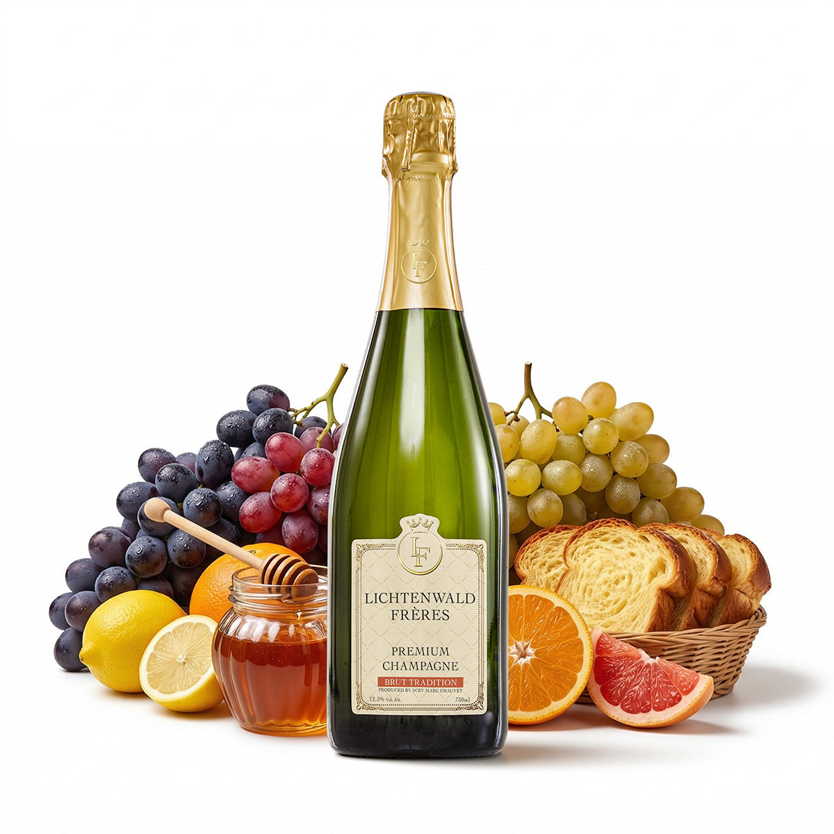 Lichtenwald Frères Premium Champagne Brut Tradition 750 ml 12.5 % Vol.