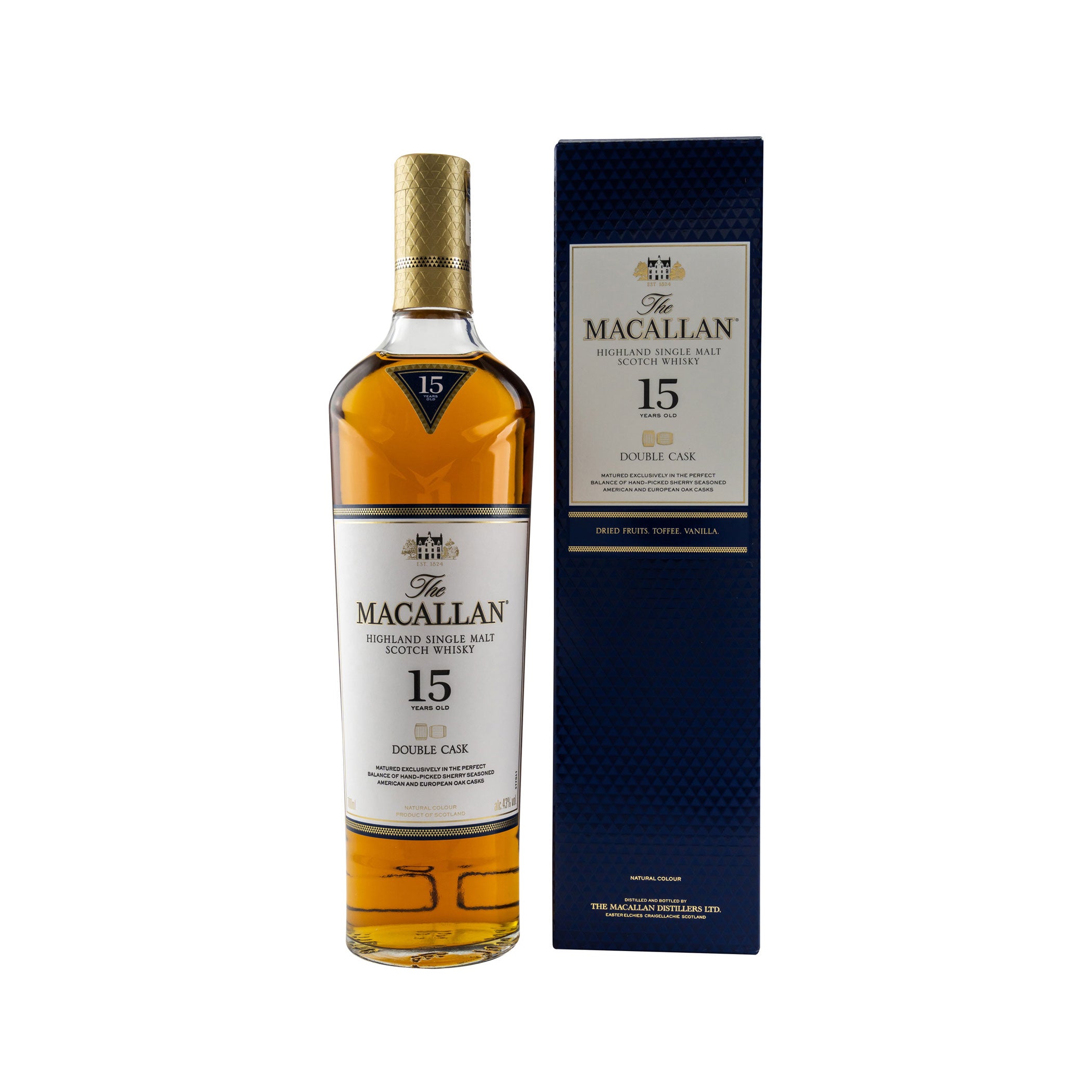 The Macallan 15 Jahre Double Cask 43% Fine Oak Highland Malt in GP