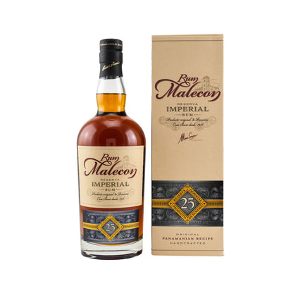 Rum Malecon 25 Years Old 40 %  Flasche 503,64 19 Rum aus Panama/GP