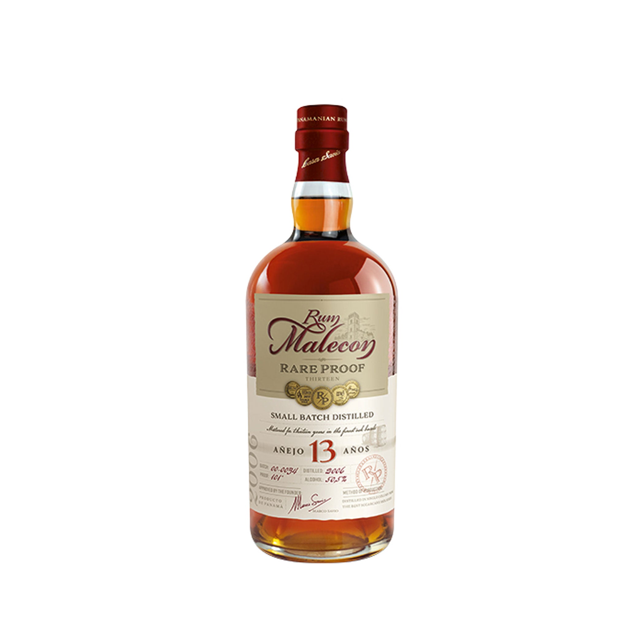 Rum Malecon Rare Proof 13 YO 50.5% Rum from Panama