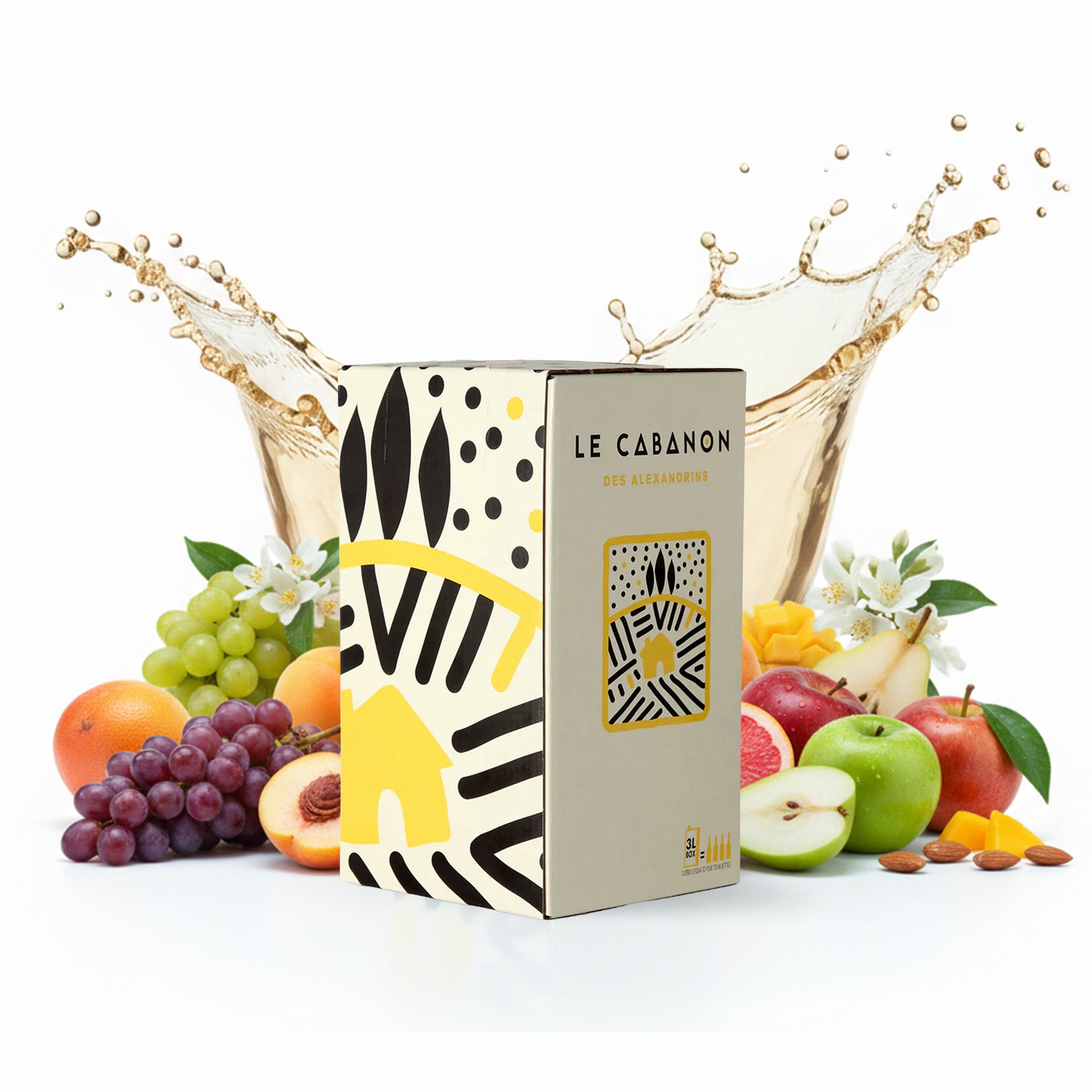 Maison Les Alexandrins Le Cabanon Blanc Weißwein trocken Bag-in-Box 3L