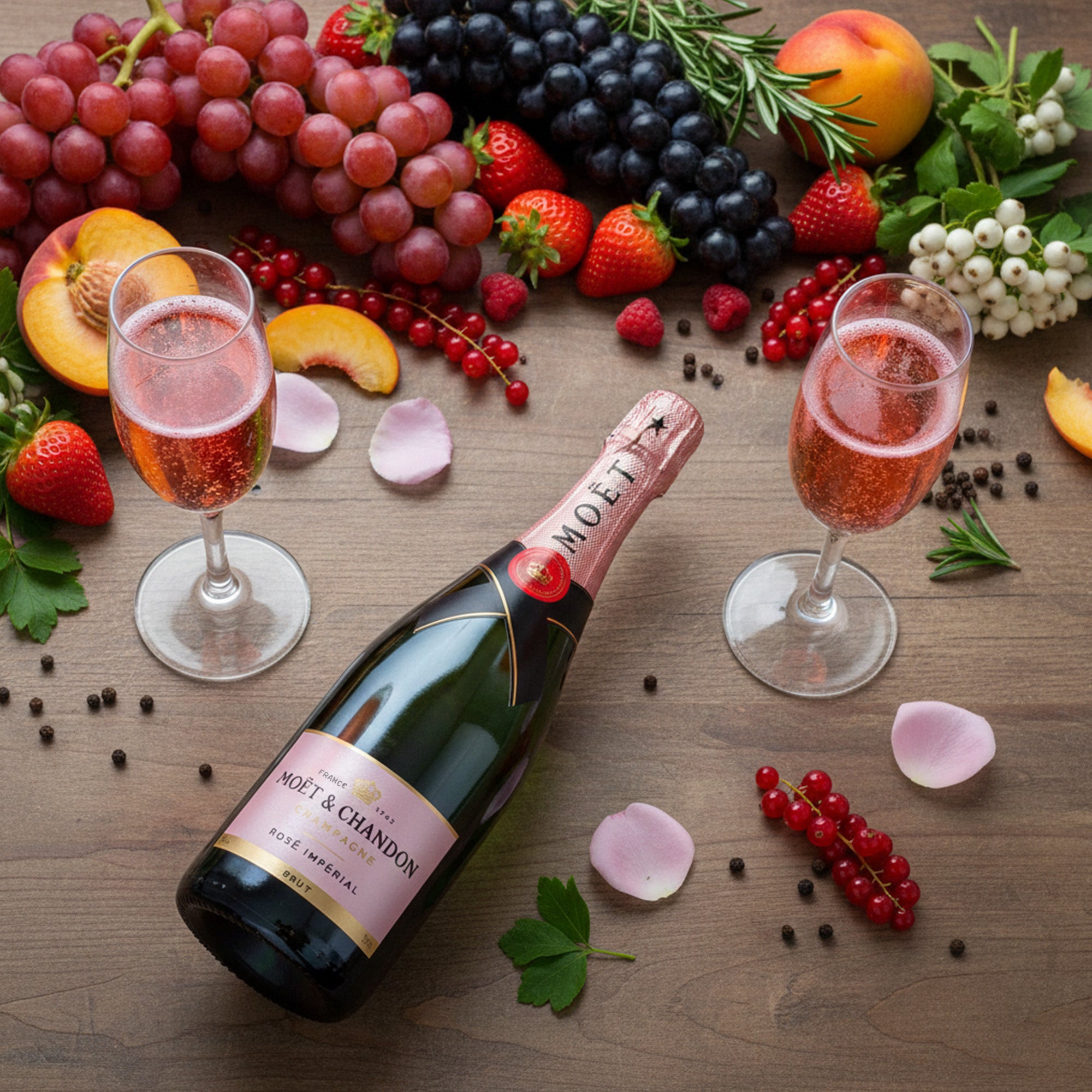 Moët & Chandon Rosé Impérial Champagner (0,75 l) in Geschenkverpackung