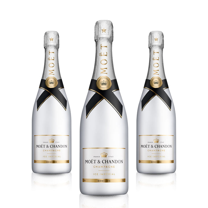 3 Flaschen Moët &amp; Chandon Ice Impérial Champagner