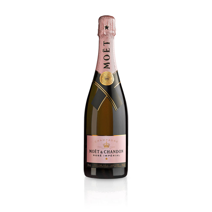 Moët &amp; Chandon Rosé Impérial Champagner in Weihnachtsgeschenkbox