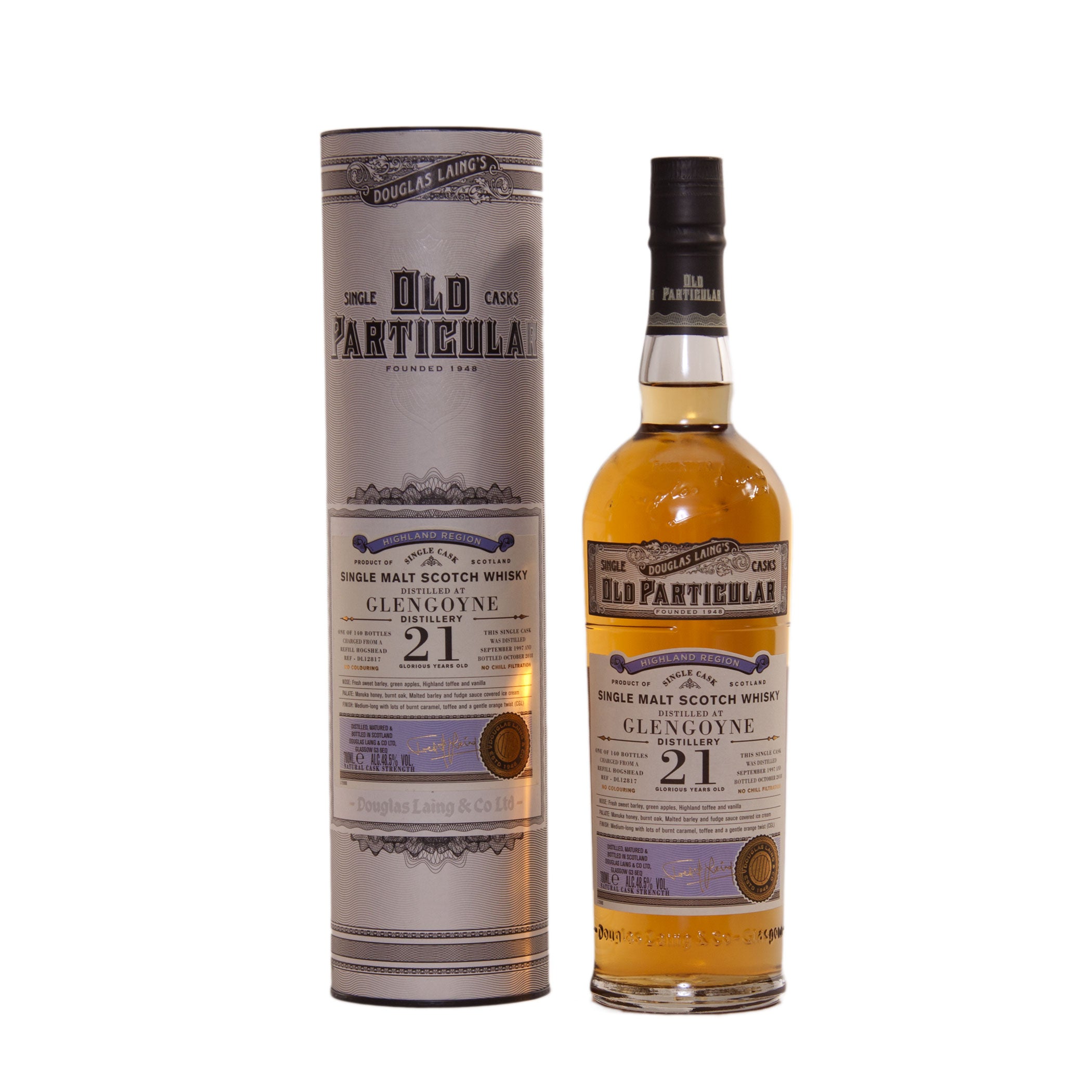 Glengoyne 21 Jahre OLD PARTICULAR #DL12817