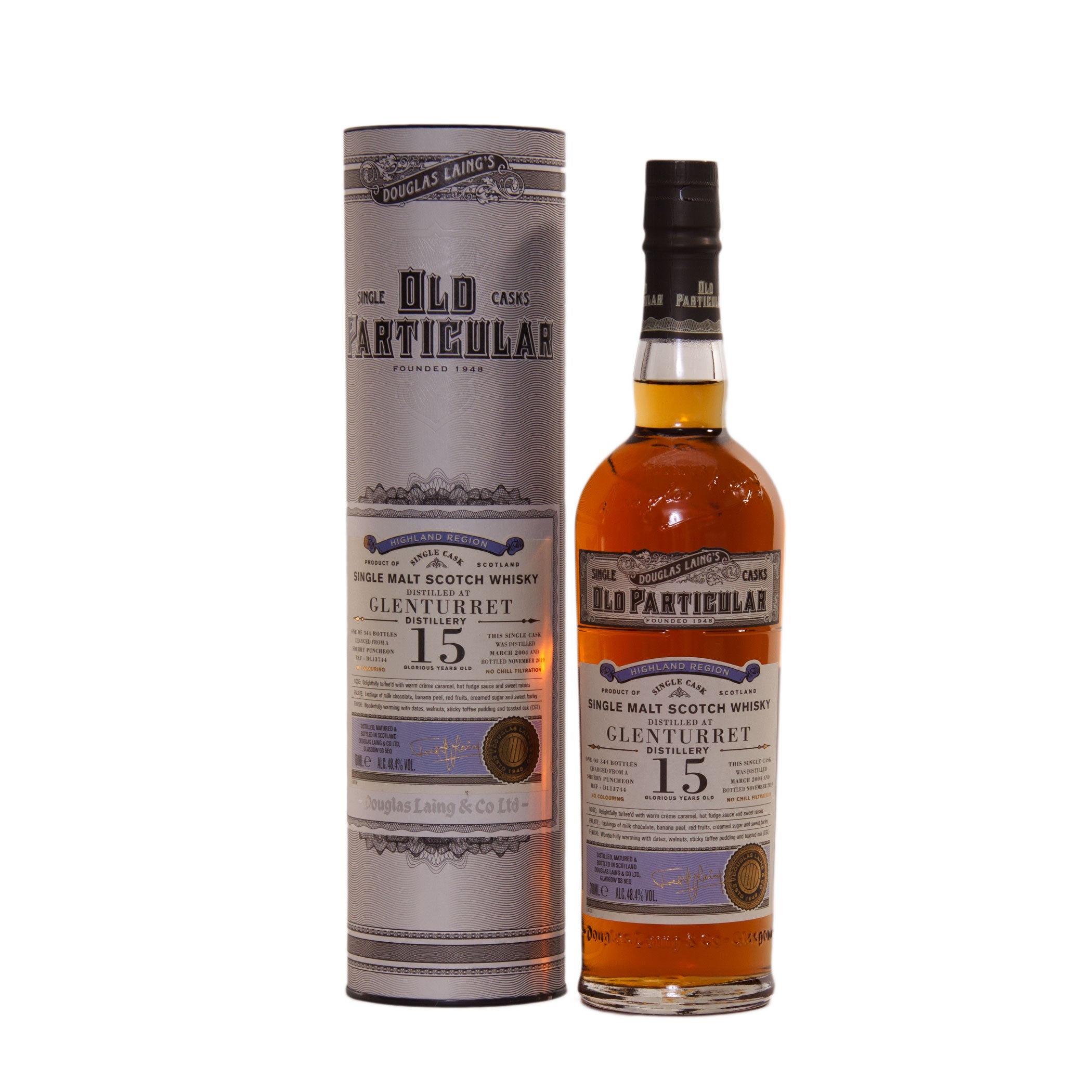 Glenturret - Sherry 15 Jahre OLD PARTICULAR #DL13744