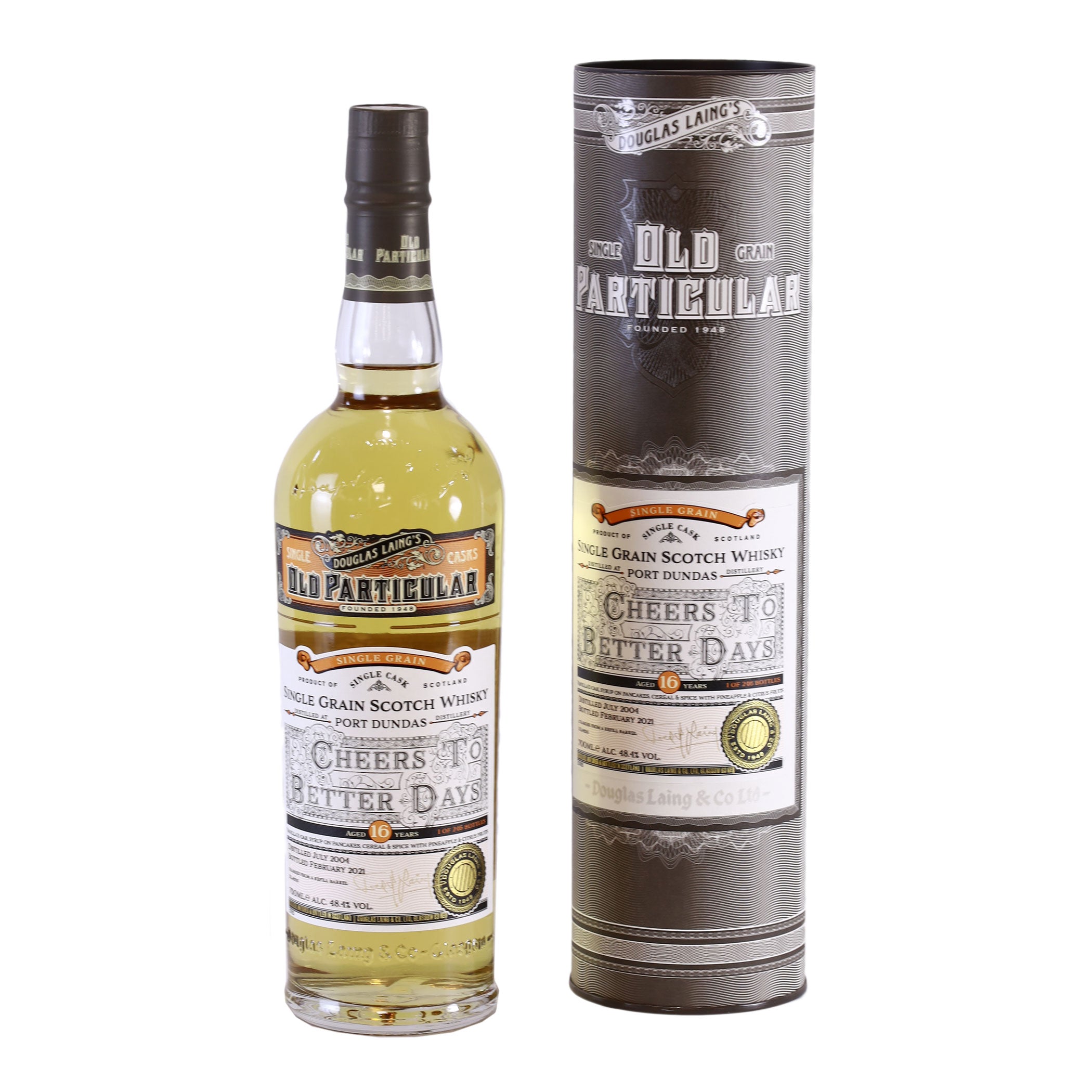 Port Dundas 16 Jahre -  Old Particular Douglas Laing - Cheers to better days