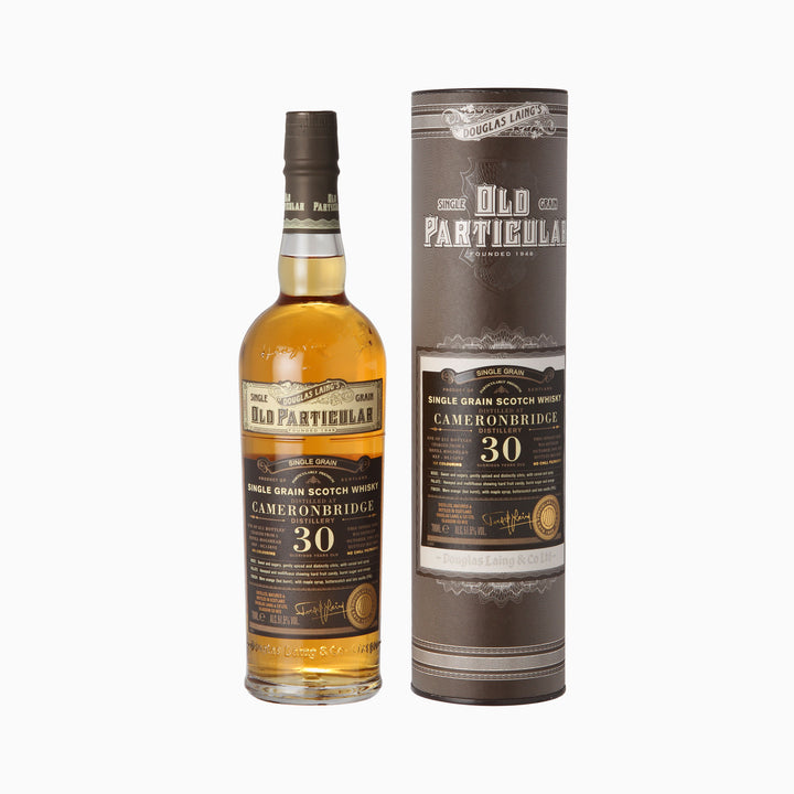 Cameronbridge 30 Jahre 1991/2022 - Douglas Laing Old Particular mit Geschenkverpackung