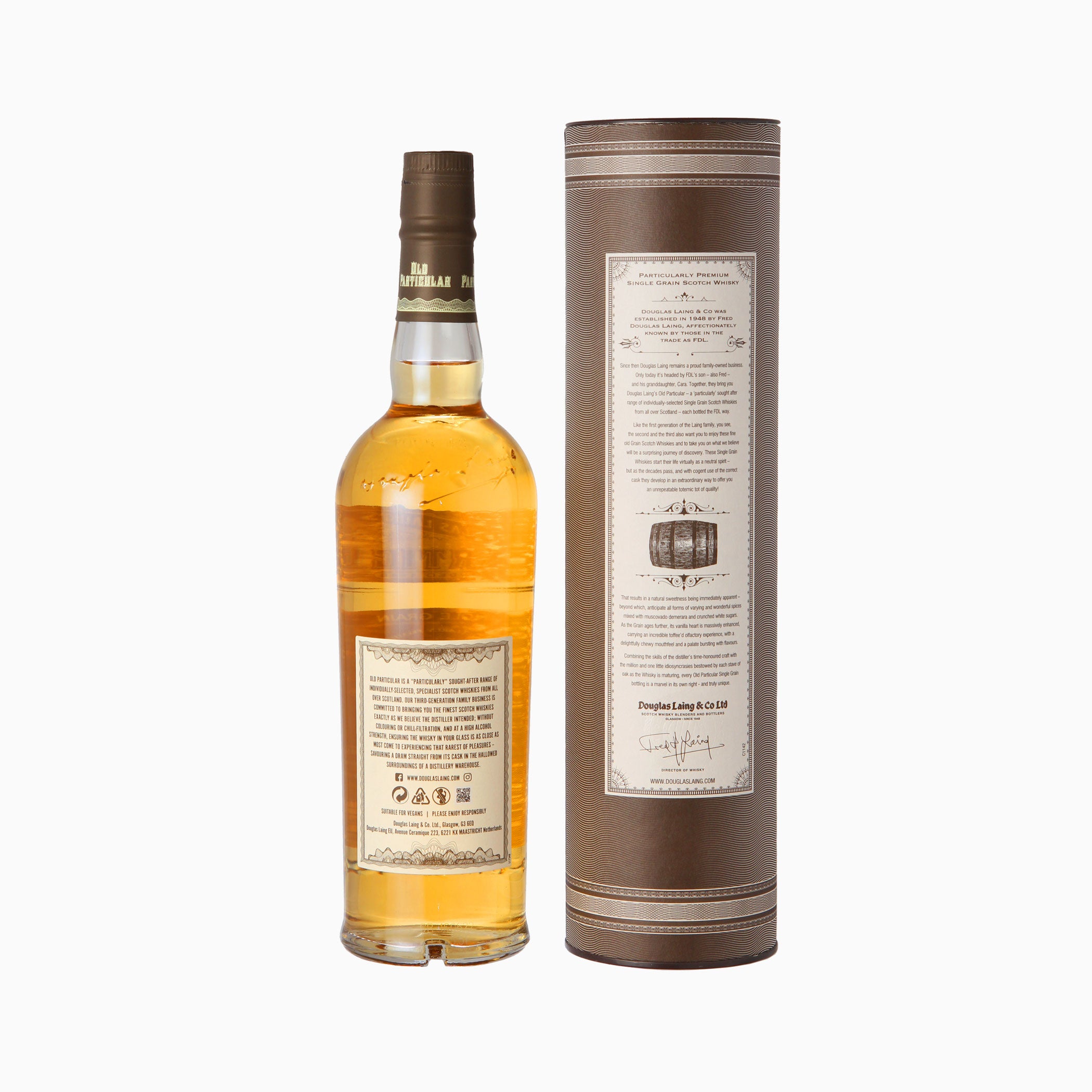 Cameronbridge 30 Jahre 1991/2022 - Douglas Laing Old Particular mit Geschenkverpackung