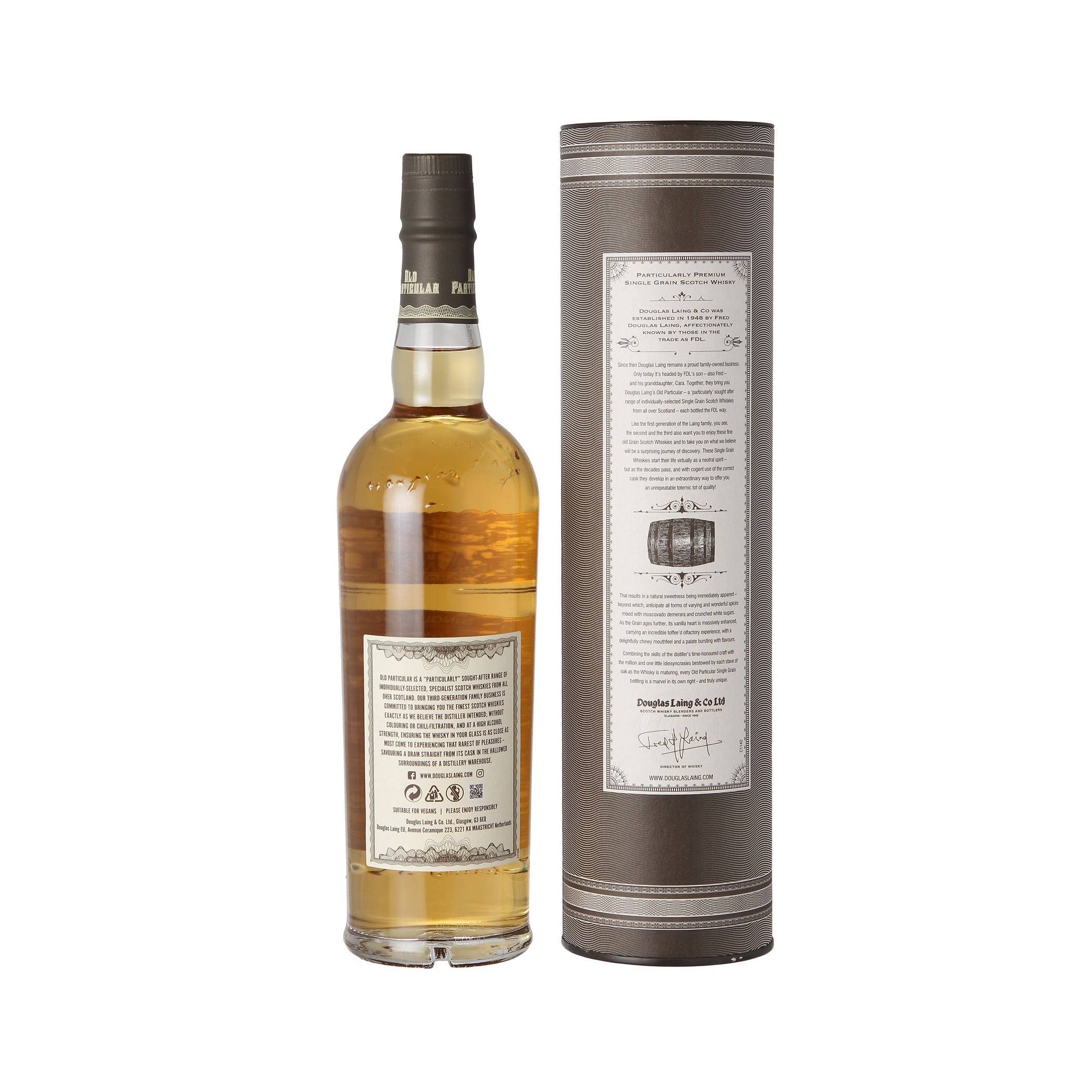 North British 26 Jahre 1995/2022 - Douglas Laing Old Particular mit Geschenkverpackung