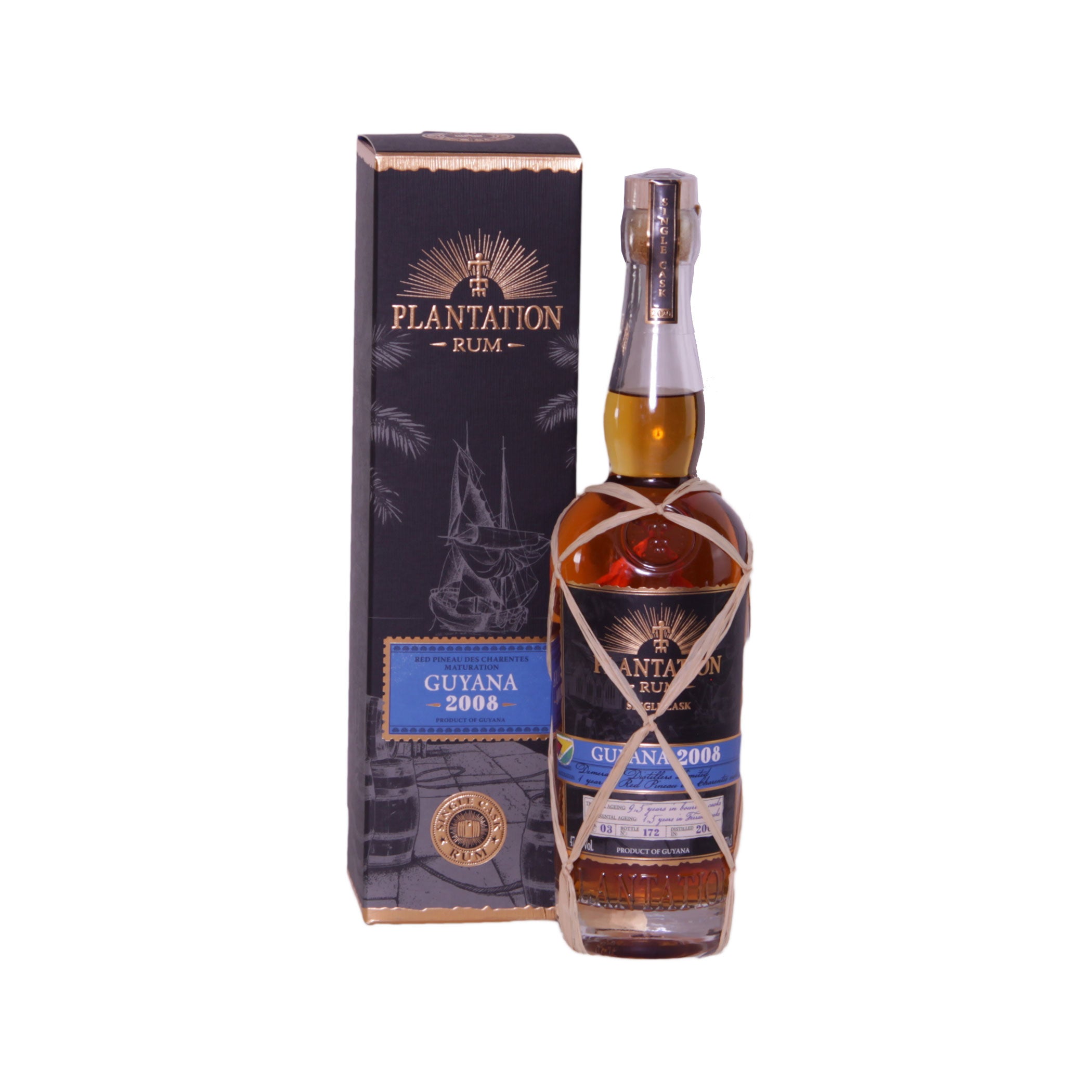 Plantation Guyana 2008 47.6% Single Cask Rum from Guyana