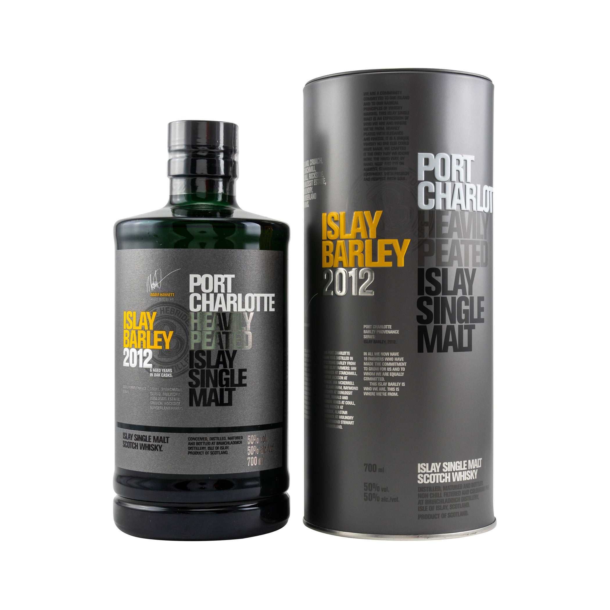 Port Charlotte 2012 50 %  Islay Barley