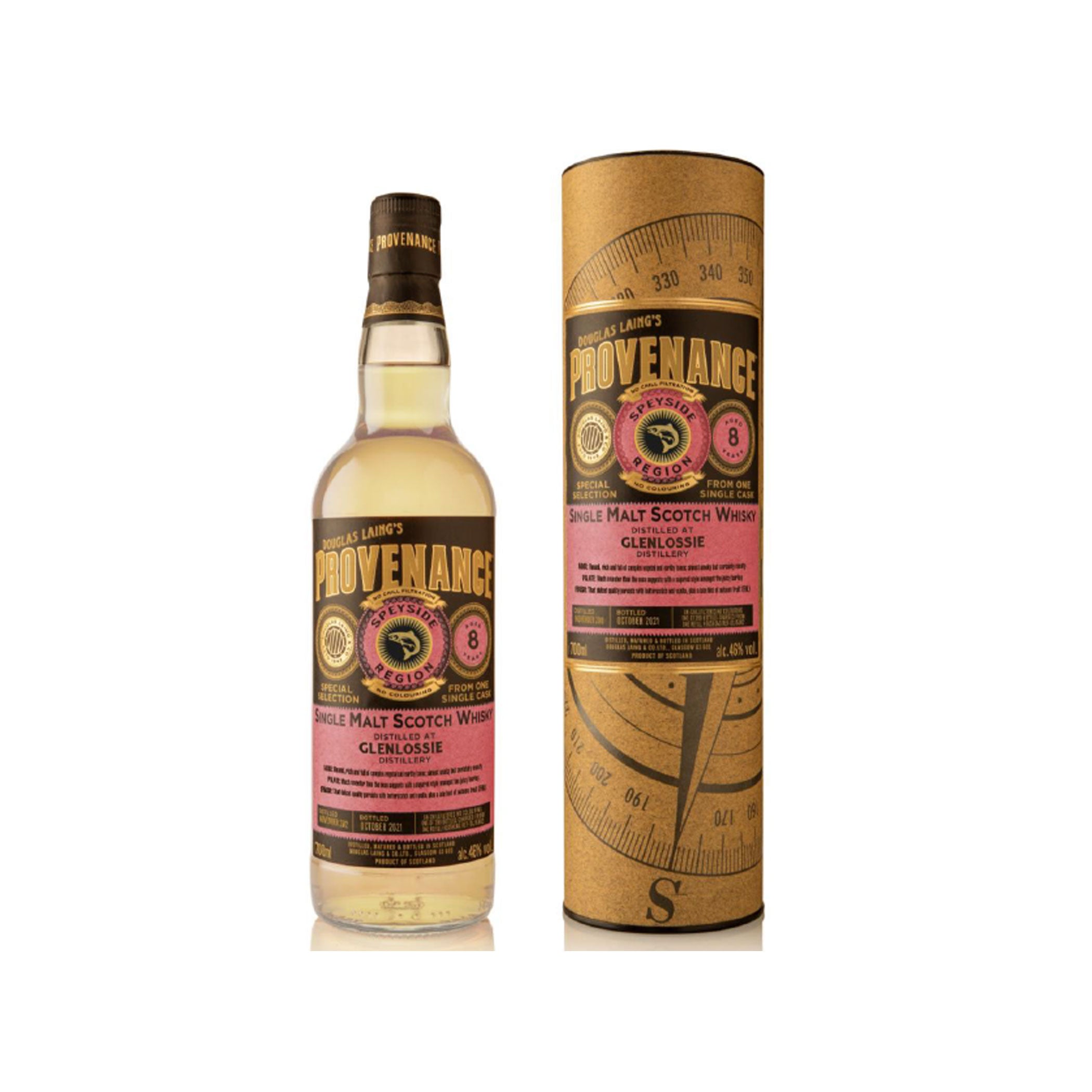 Glenlossie 8 Jahre Provenance 2012/2021 - Douglas Laing