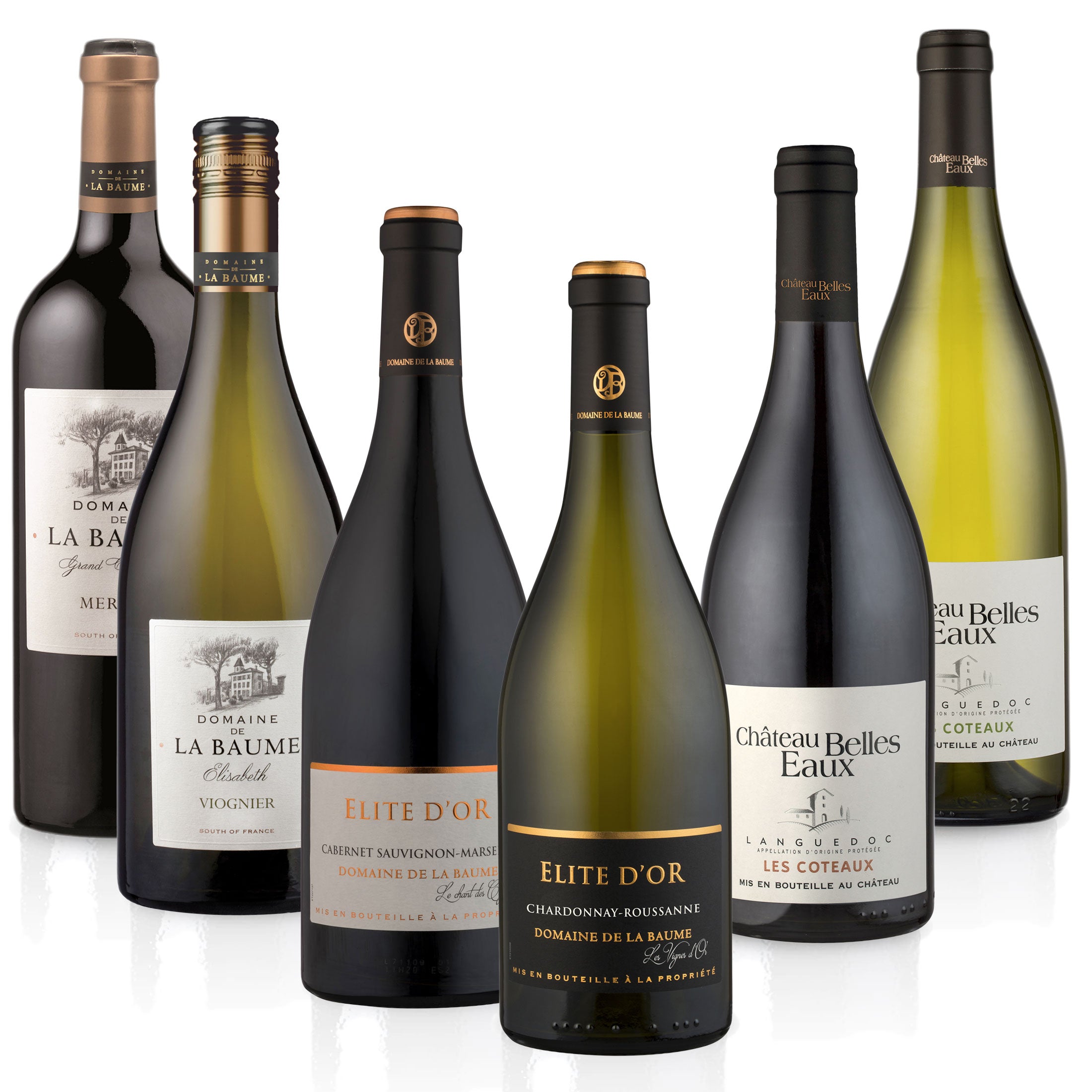 Weinselektion 'Languedoc' – Probierpaket mit 6 x 0,75 l trockenen französischen Weiß- und Rotweinen
