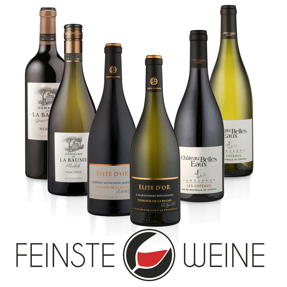 Wine Selection 'Languedoc' – Tasting package with 6 x 0.75 l dry French white and red wines