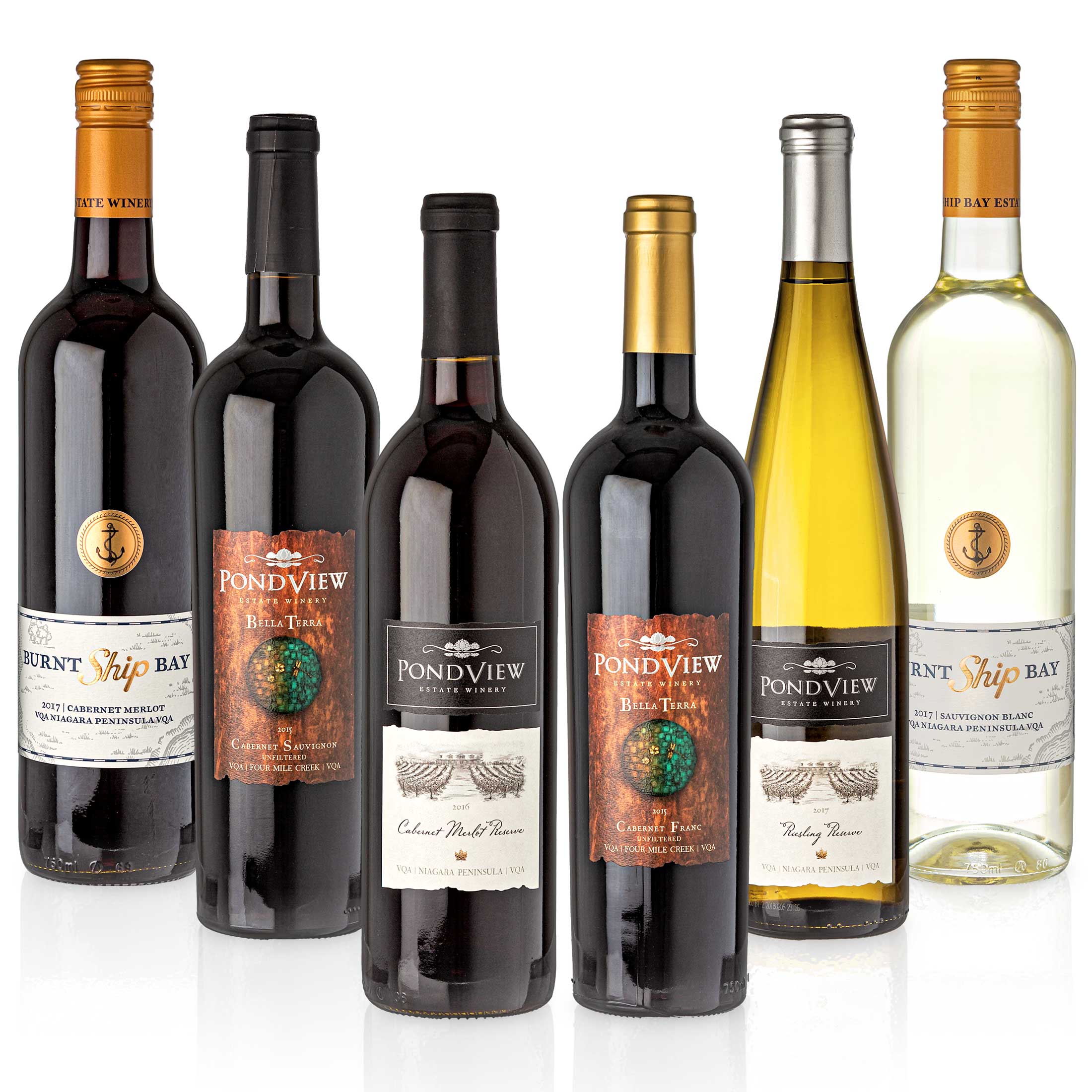Feinste Weine - Weinpaket VQA Niagara Peninsula Kanada (6 x 0,75 l)