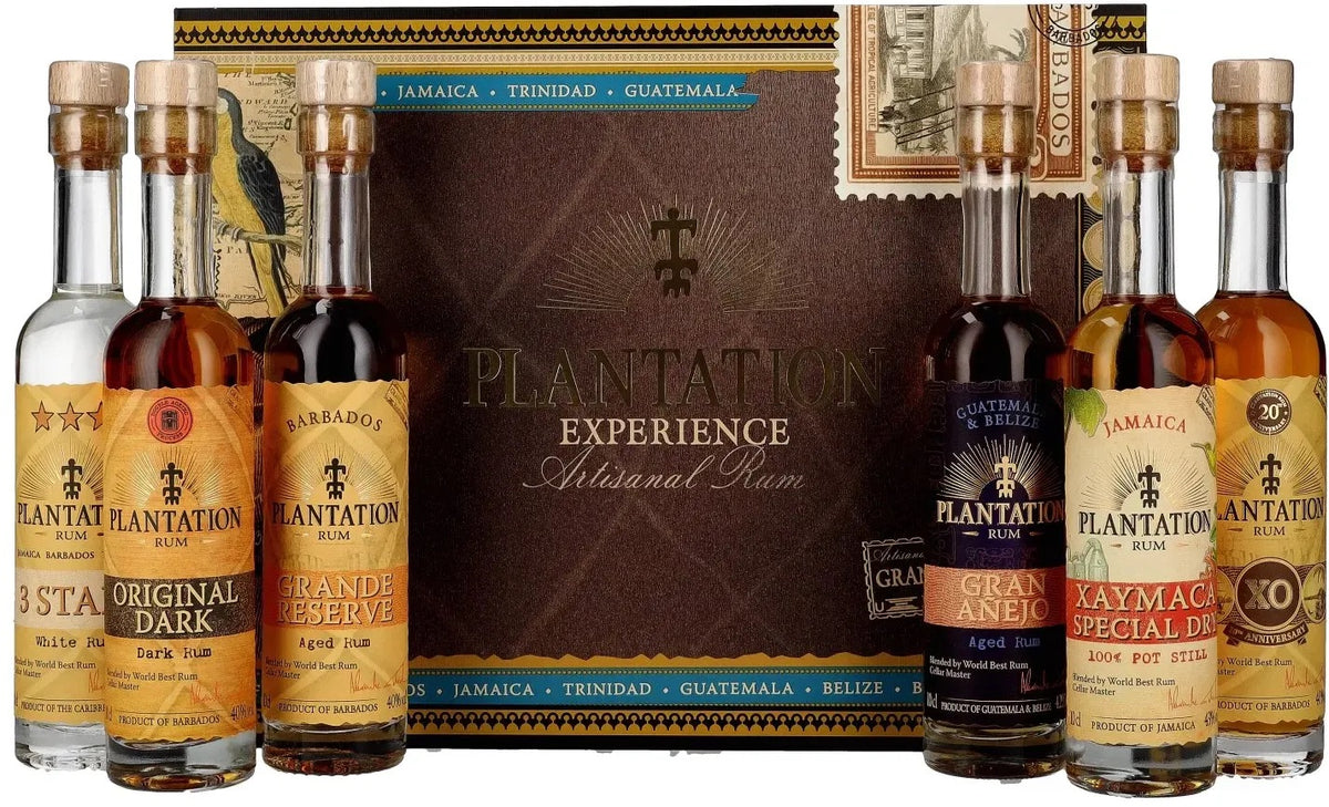 Plantation Experience Artisanal Rum Tasting Set 0.7L 40% vol