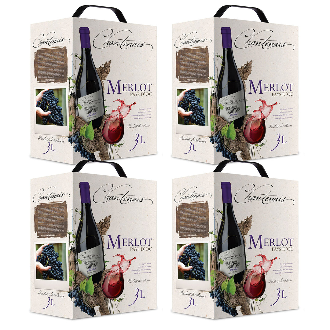 Bag-in-Box – Vin de Pays d'Oc – Merlot – 3 L