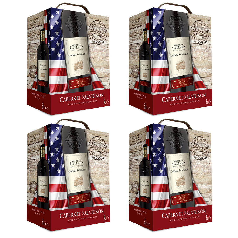 Cabernet Sauvignon Dry Red Wine Bag-in-Box - Western Cellars - California, USA