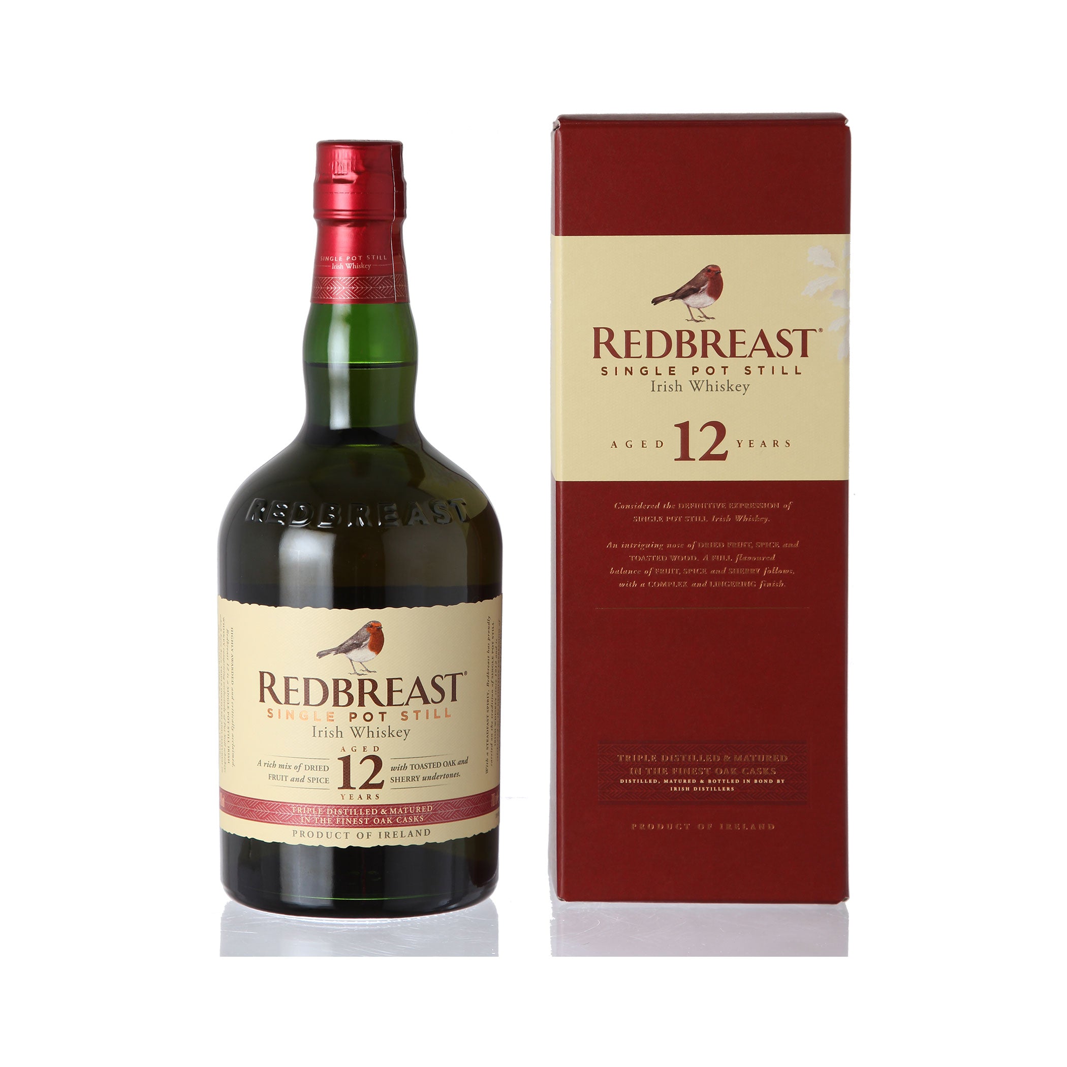 Redbreast 12 Years Old - Blended Irish Whiskey in Geschenkpackung