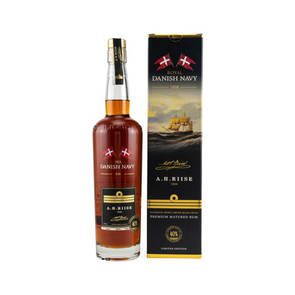 A.H. Riise Royal Danish Navy Rum 40% vol.