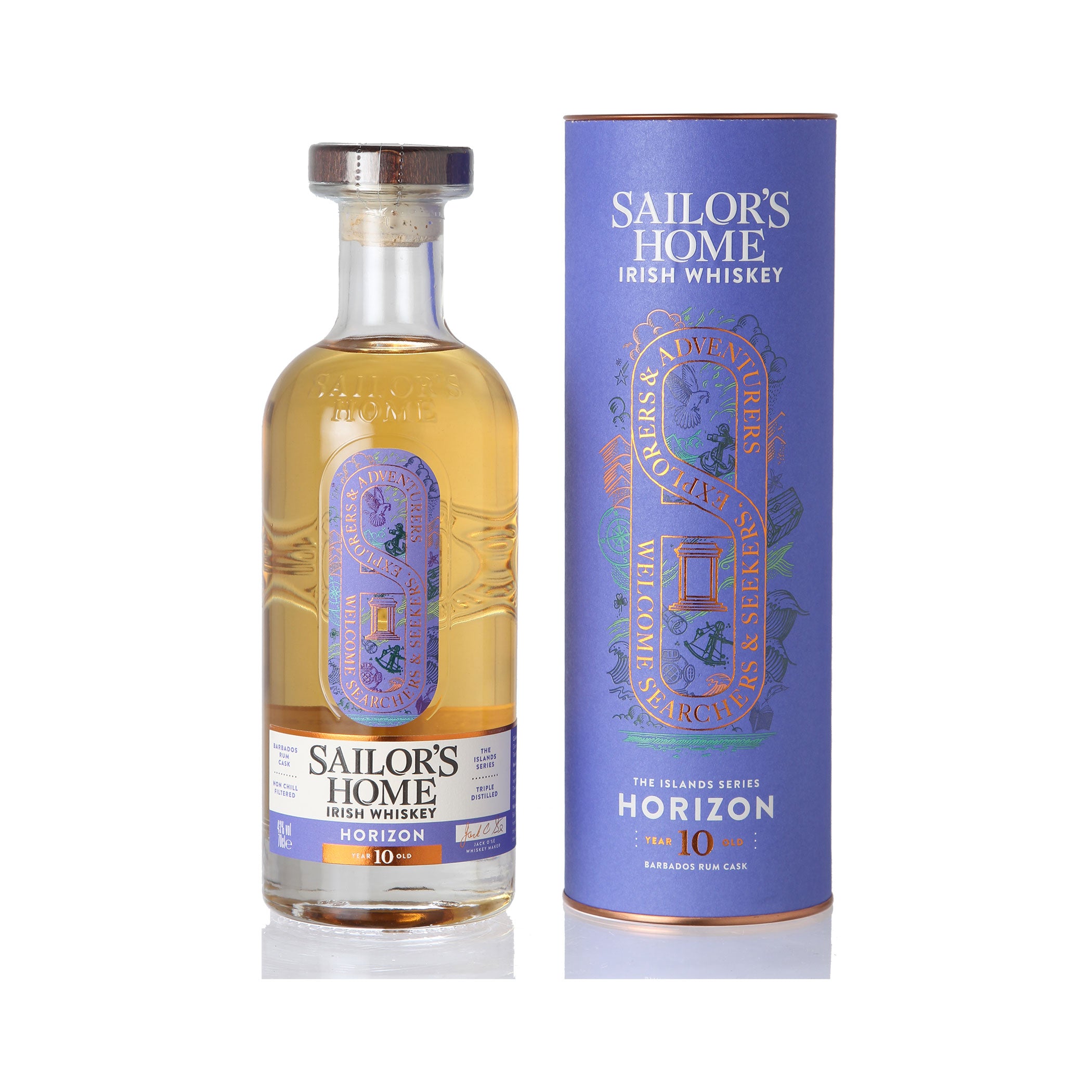 Sailor's Home THE HORIZON 10 Years Old Rum Cask Finish 43% Vol. 0,7l in Geschenkbox