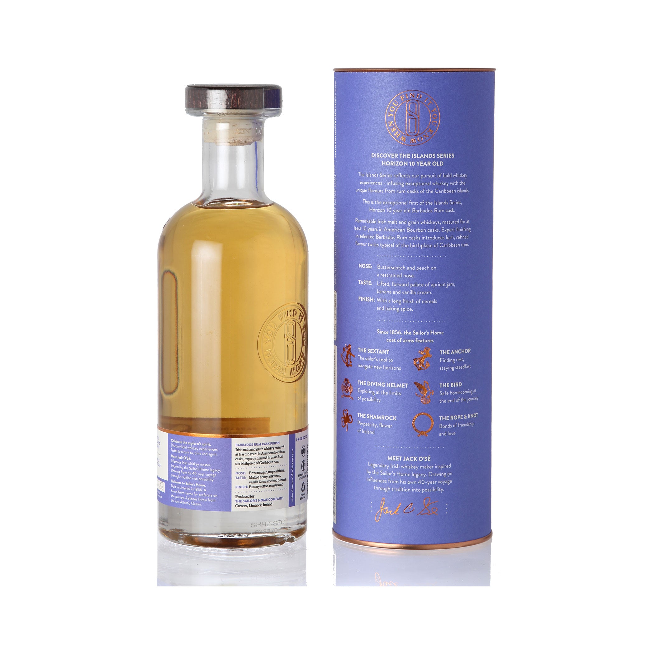 Sailor's Home THE HORIZON 10 Years Old Rum Cask Finish 43% Vol. 0,7l in Geschenkbox