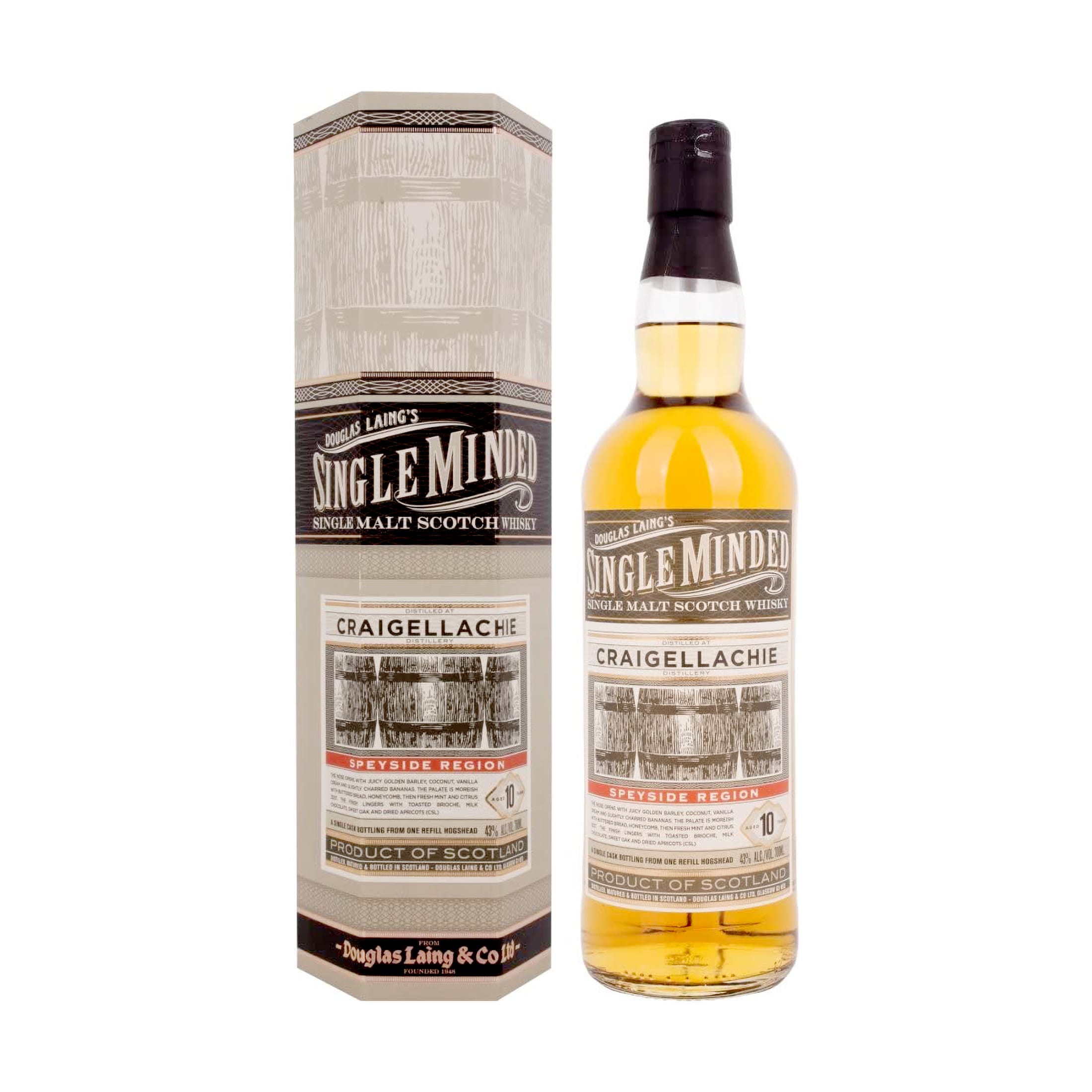 Craigellachie 10 Jahre Single Minded Cask #DL12469