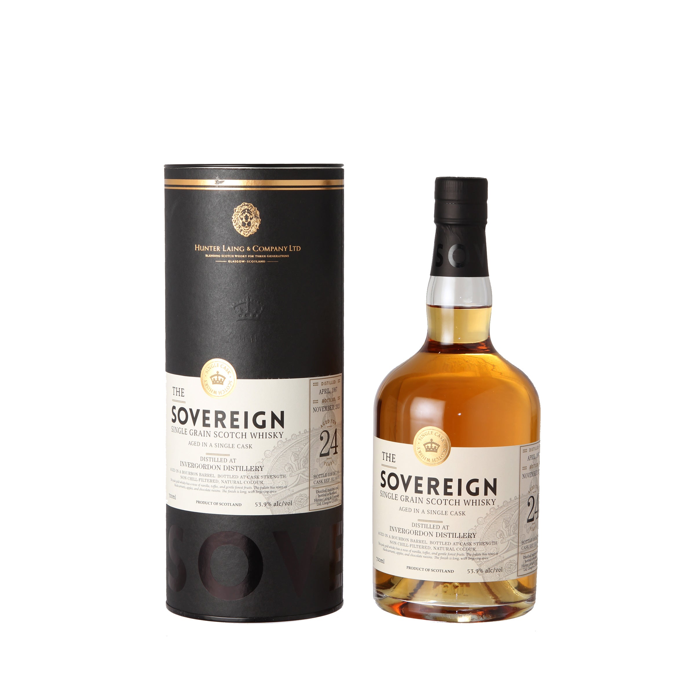 Invergordon, 1997, 24 y.o., 53,9%, Bourbon Barrel