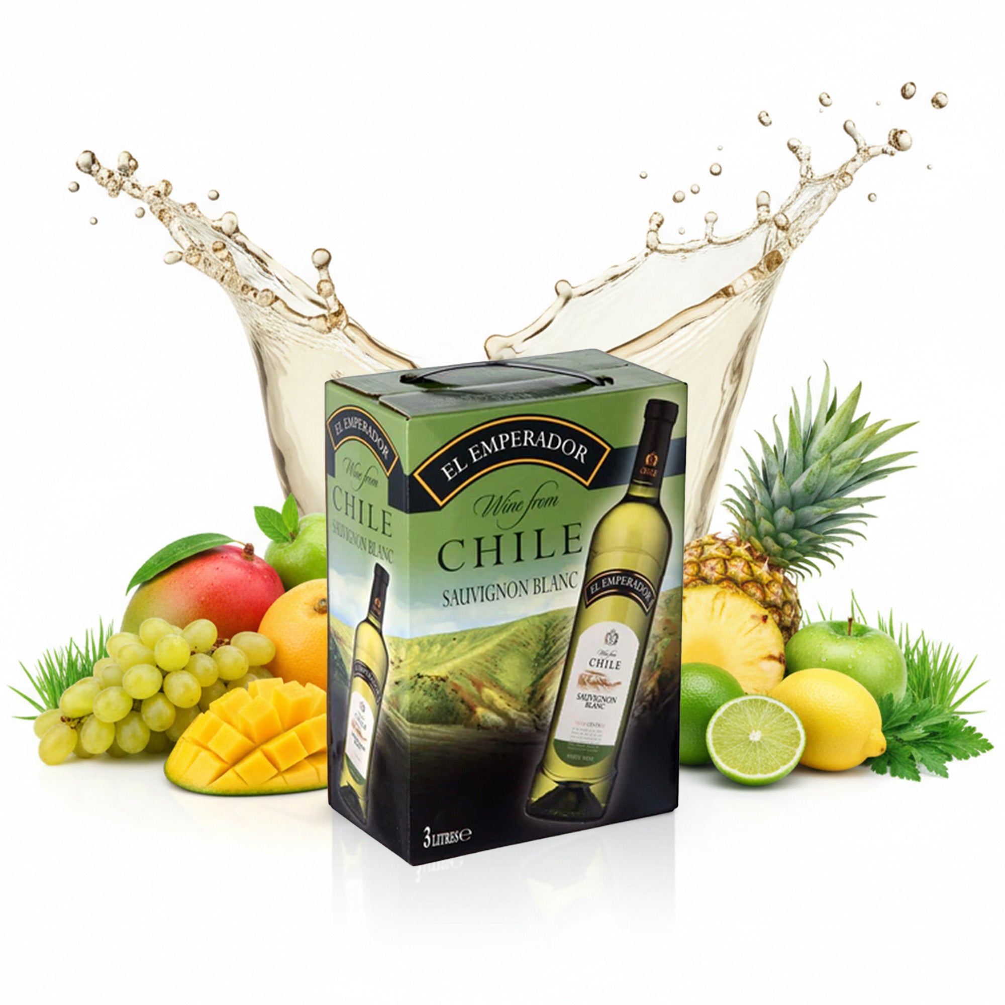 Sauvignon Blanc - El Emperador - Bag-in-Box 3L - Weißwein trocken aus Chile